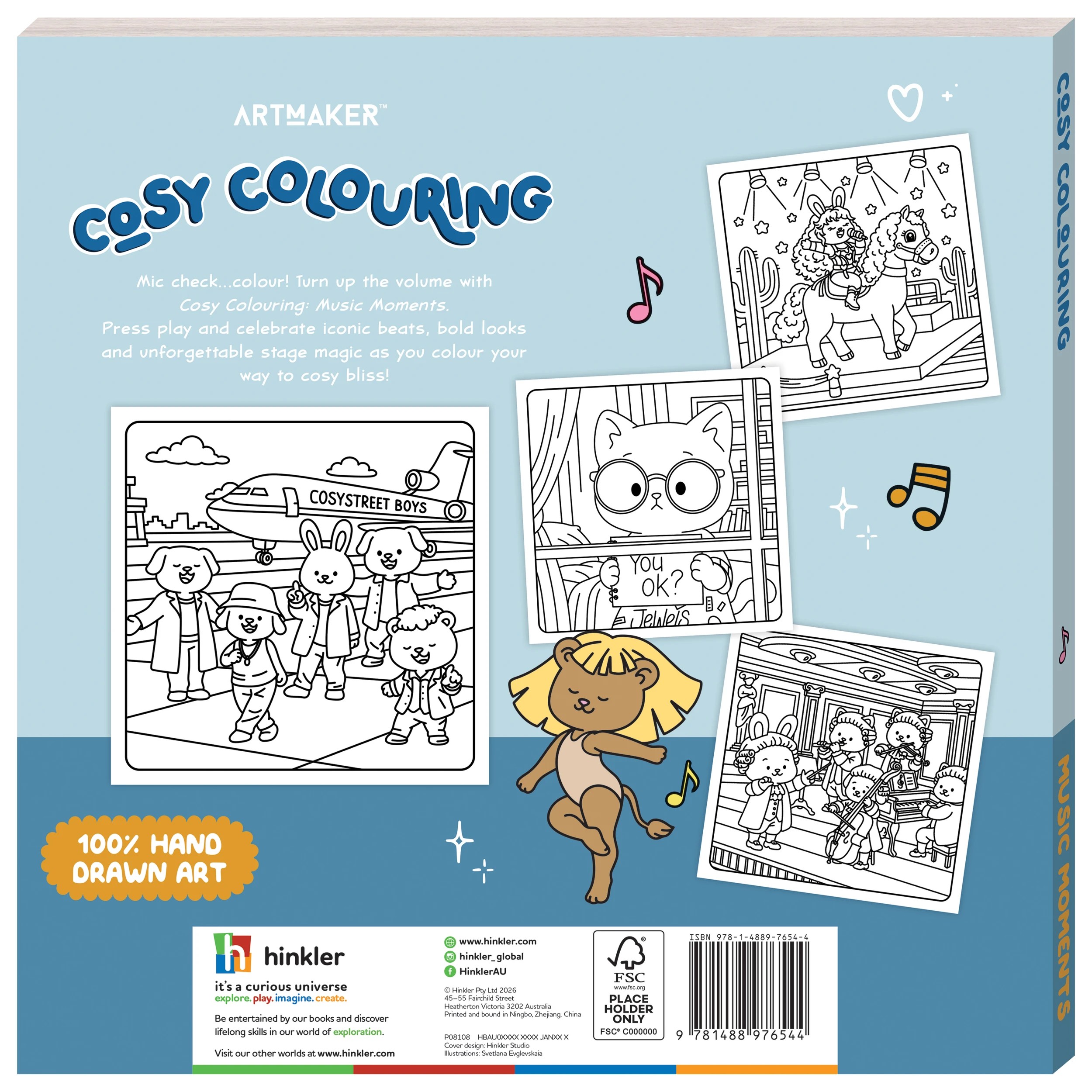 2 Art Maker Cosy Colouring: Music Moments - Book, 2 of 5