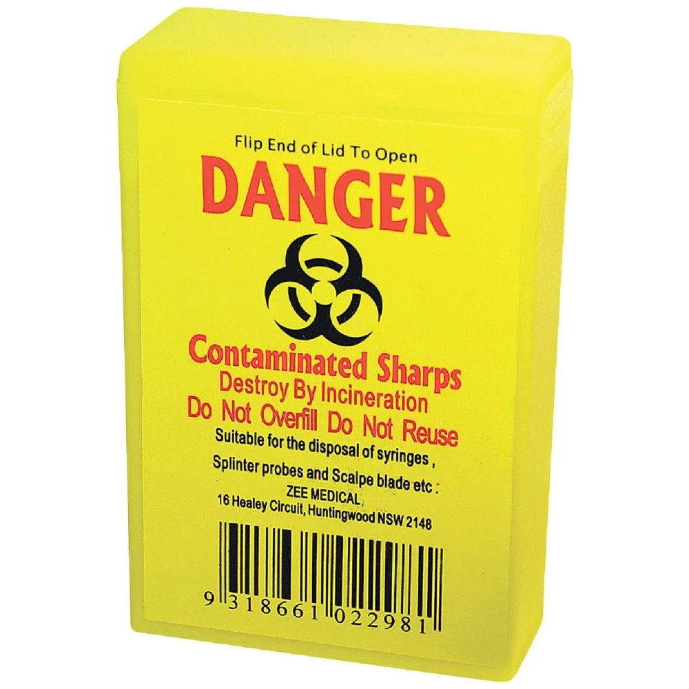 1 Brady Sharps Container 100mL Yellow, 1 of 1