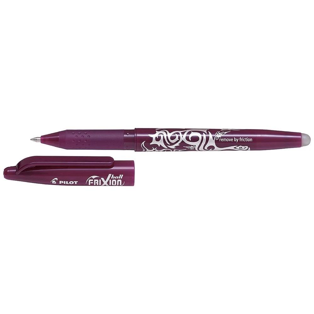 1 PILOT Frixion Erasable Ball Gel Pen 0.7mm Wine Red, 1 of 4