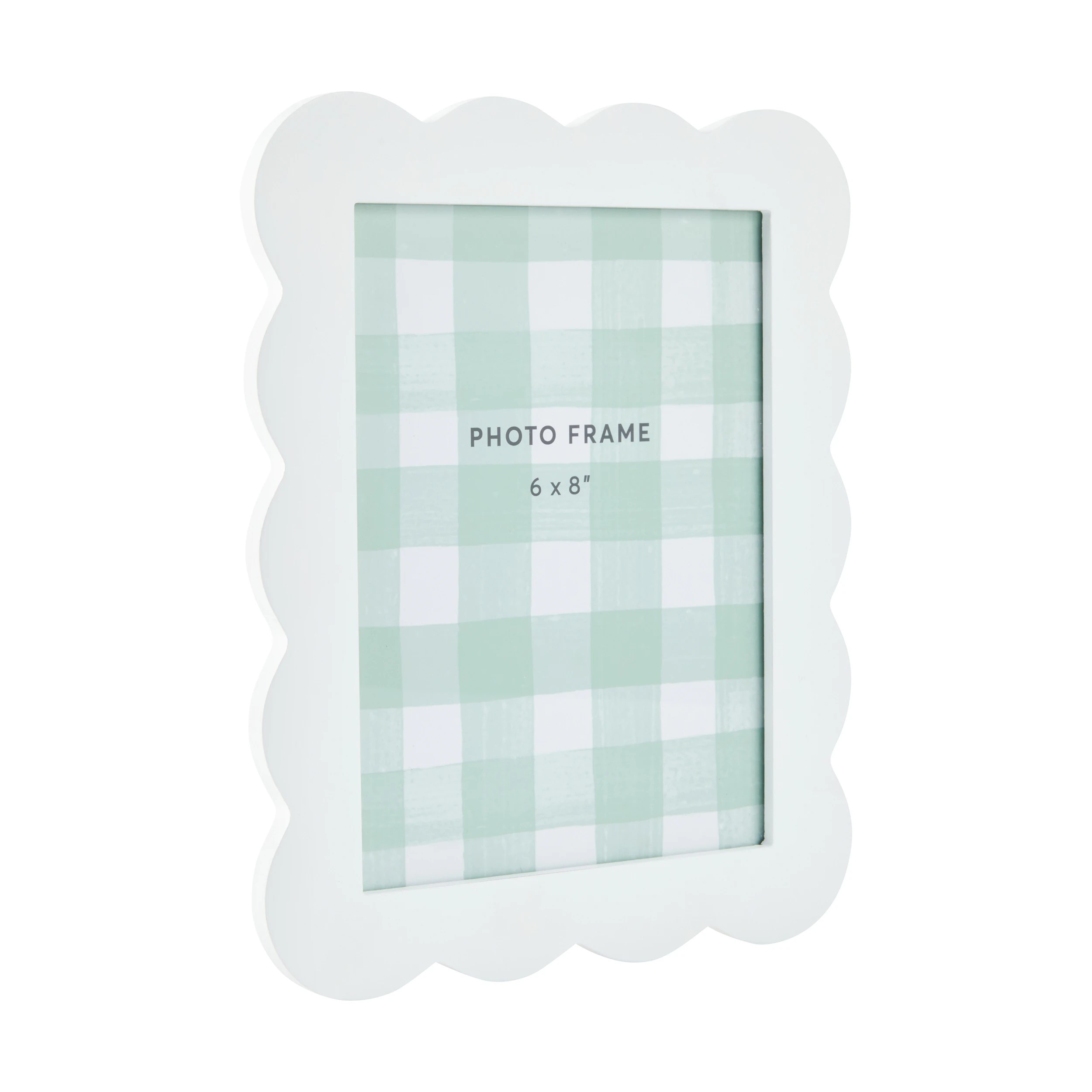 2 Scallop Photo Frame 6in. x 8in. - White, 2 of 4