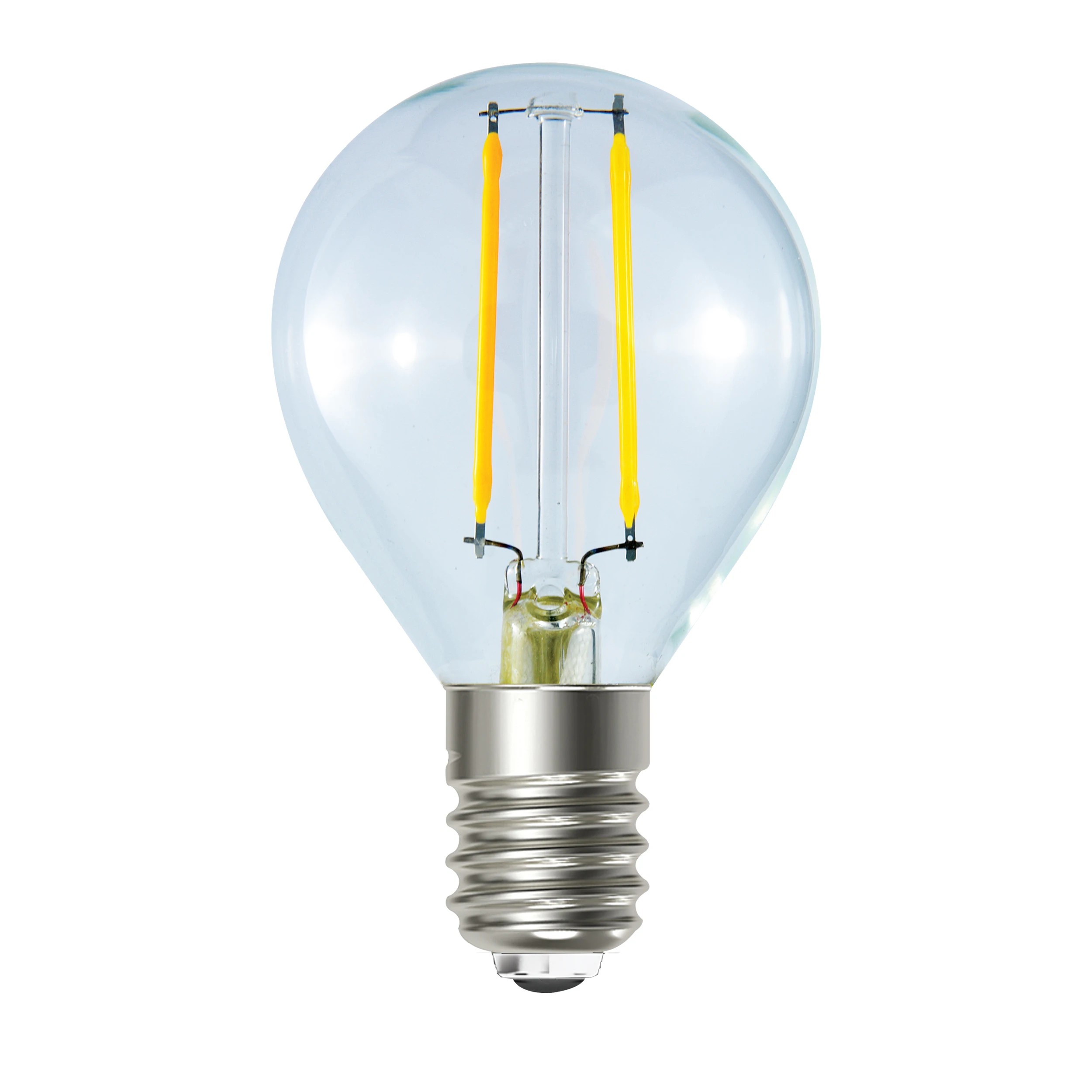5 Mirabella 2W LED Filament Warm White Round Globe Bullb, 5 of 6