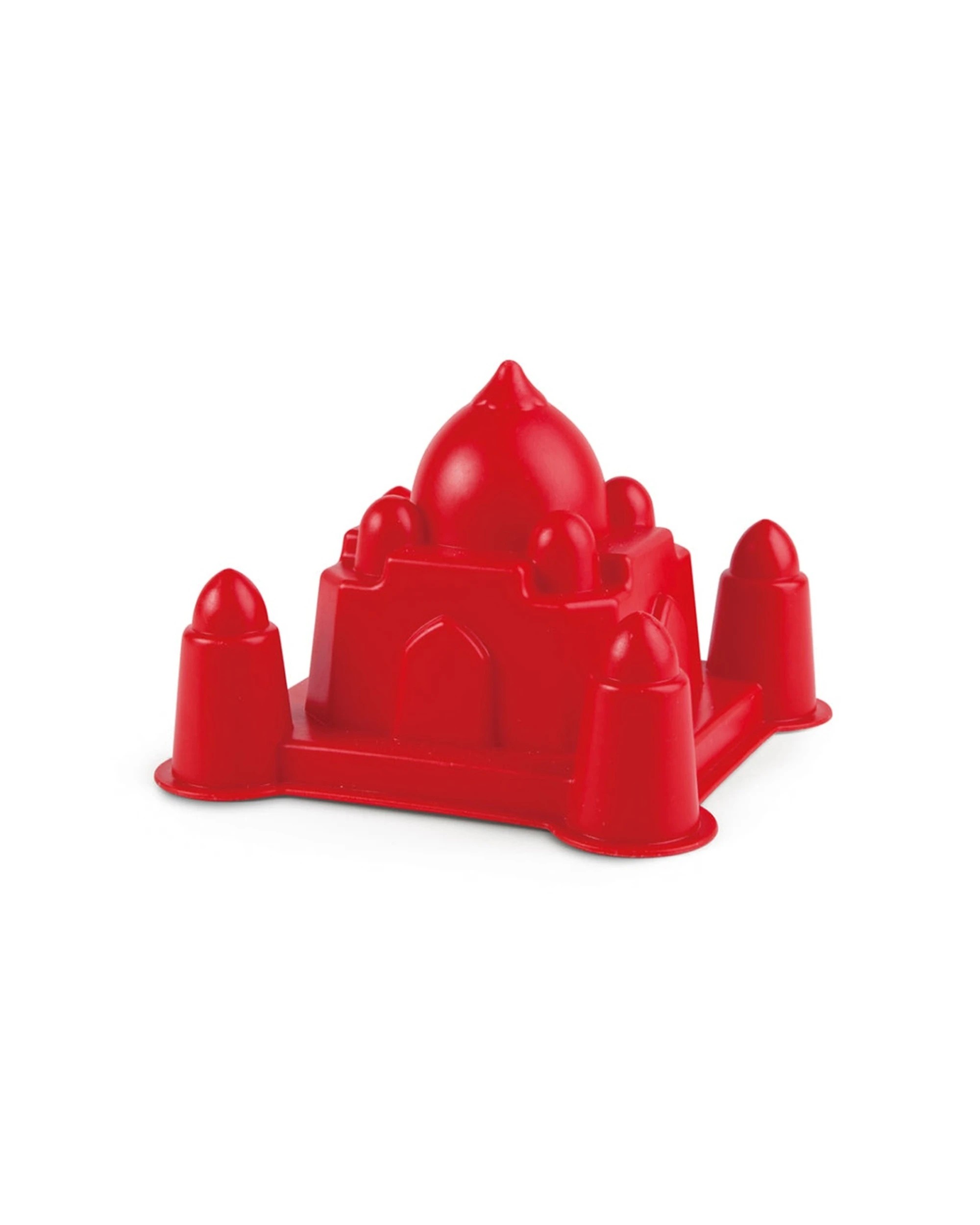 1 Hape Taj Mahal Building Sandpit Mould Educational Kids Beach Toy - Red, 1 of 3