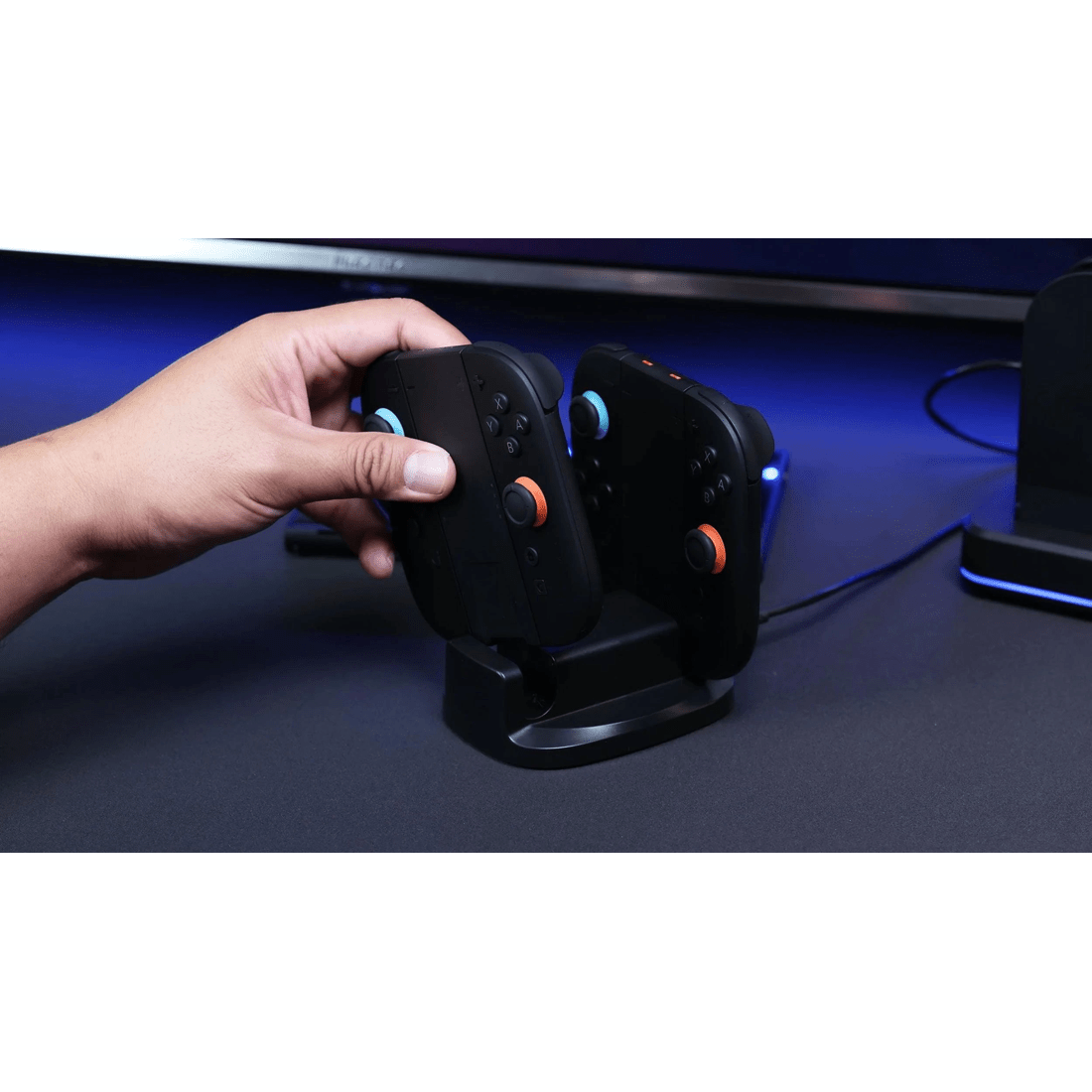 7 Powerwave Compact Dual Charging Stand - Nintendo Switch 2 - Black, 7 of 9