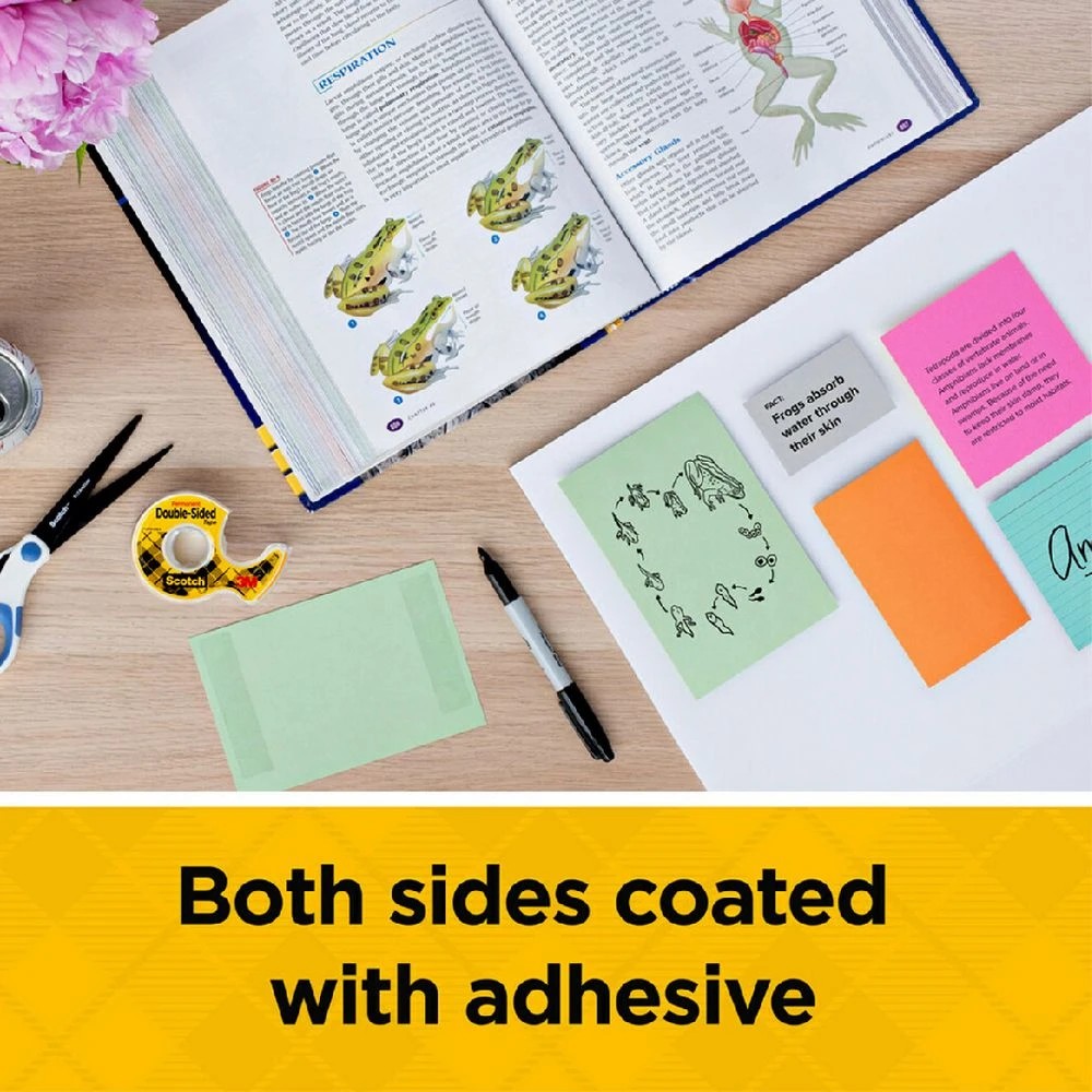 3 Scotch Double Sided Tape with Dispenser 12.7 mm x 11 m 2 Pack, 3 of 10