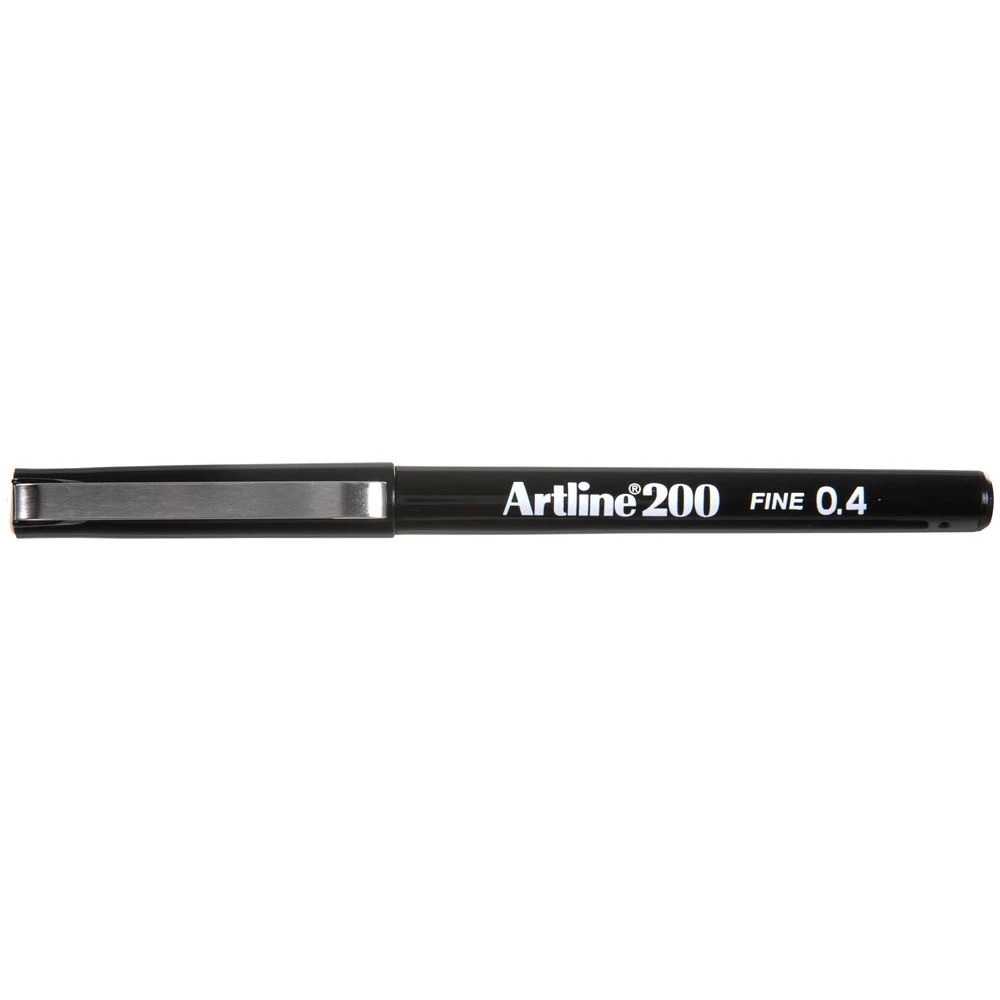 2 Artline 200 Fineliner 0.4mm Black, 2 of 7