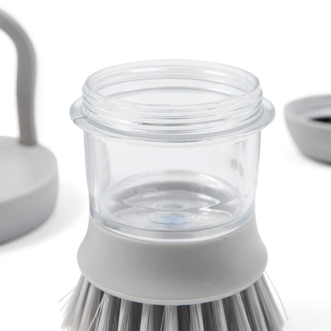 8 Soap Dispenser Dish Brush with Holder, 8 of 10