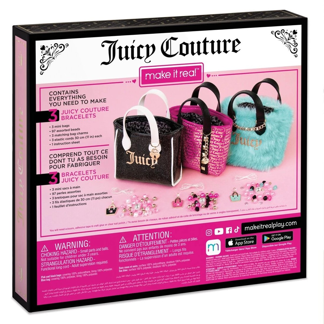 6 107 Piece Make It Real: Juicy Couture DIY Collectible Bracelet Set, 6 of 6