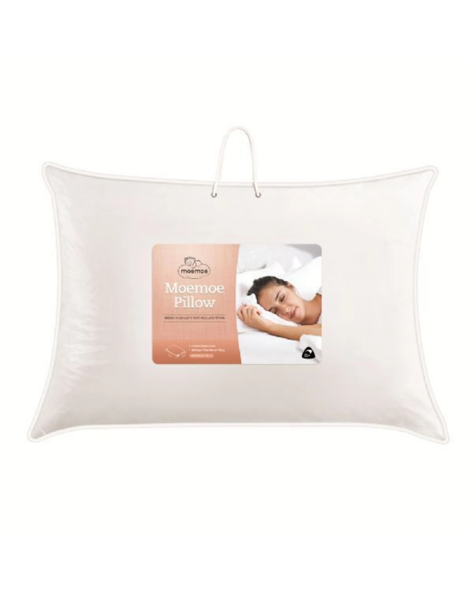 3 Moemoe New Zealand Wool Blend Pillow - White, 3 of 3