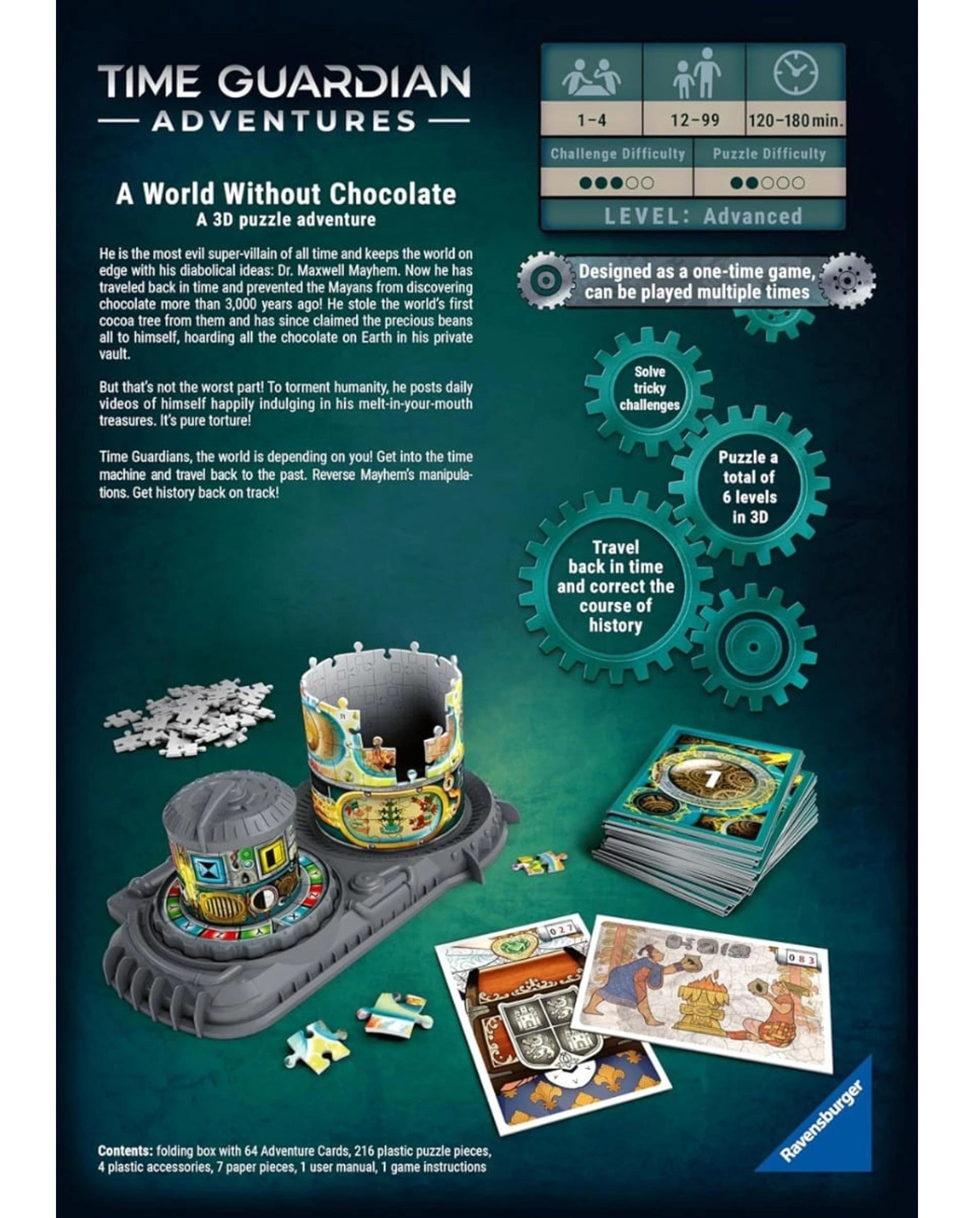 3 Time Guardian Adventures A World Without Chocolate Puzzle Game, 3 of 3