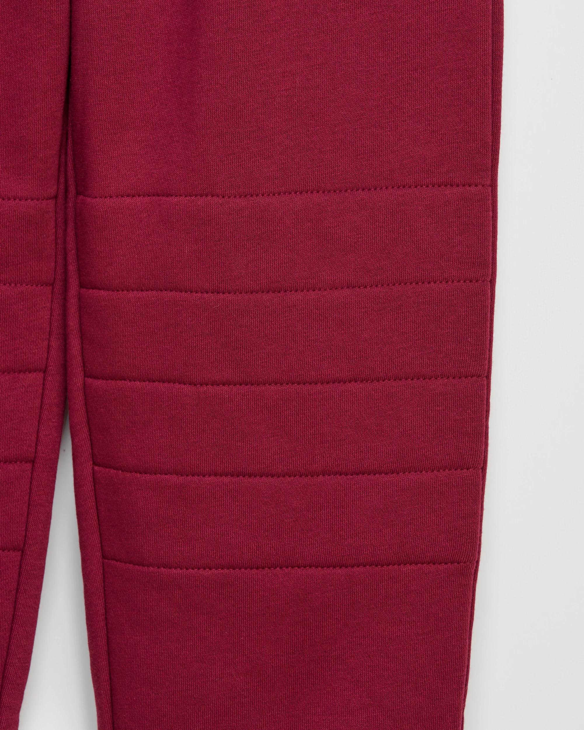 3 Target Australian Cotton School Double Knee Trackpant 2 Pack BURGUNDY, 3 of 3