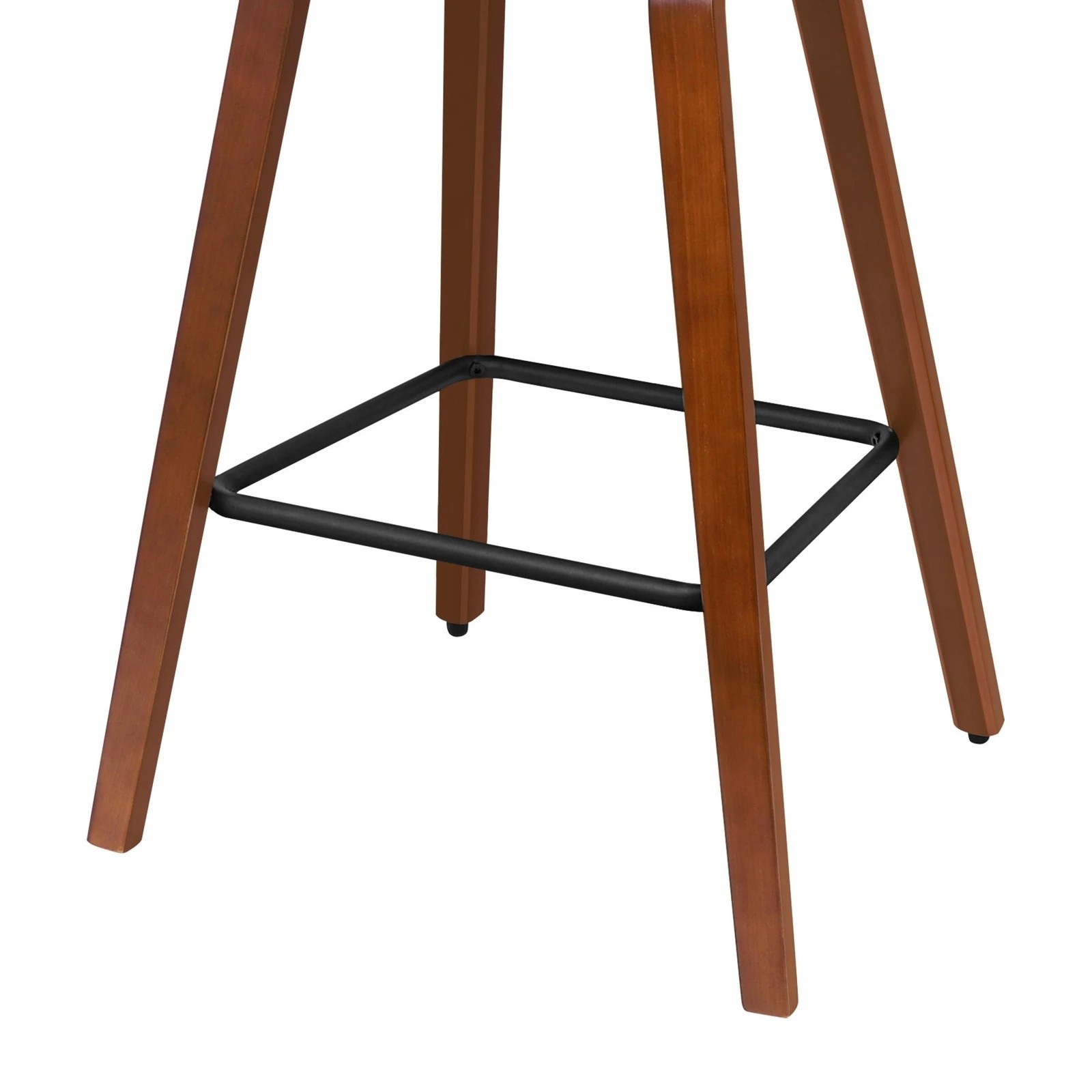 8 Alfordson 4x Wooden Bar Stools Mabel Kitchen Dining Chair Wood Vintage - Black, 8 of 10