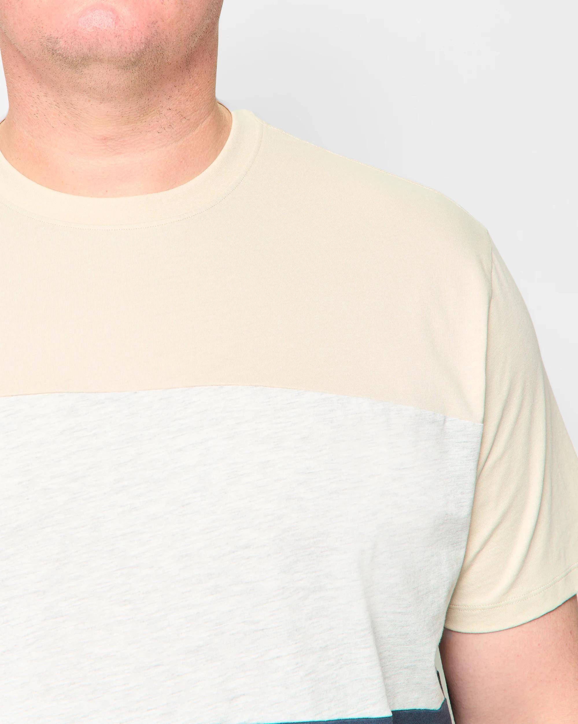 5 Target Plus Size Australian Cotton Blend Panel T-Shirt STONE, 5 of 5