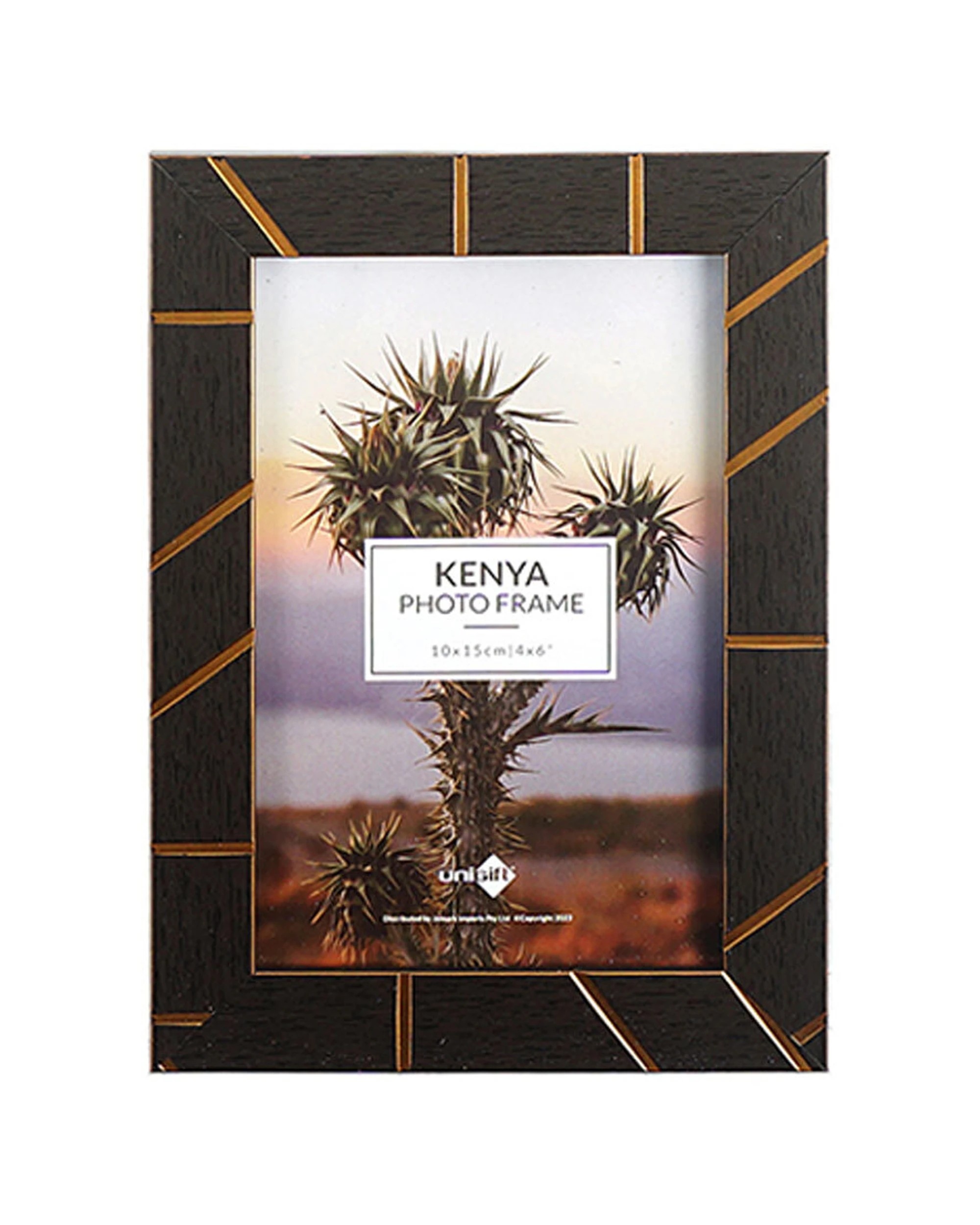 1 Unigift Kenya Home Photo Picture Frame Stylish Display Decor 10x15cm - Multi, 1 of 2