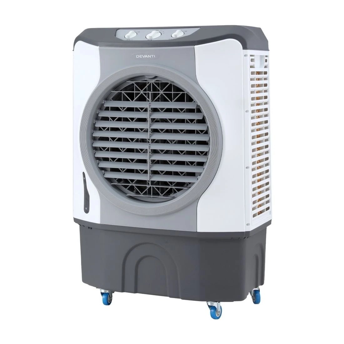 1 Devanti Evaporative Air Cooler Conditioner Commercial 45L - Blue, 1 of 7