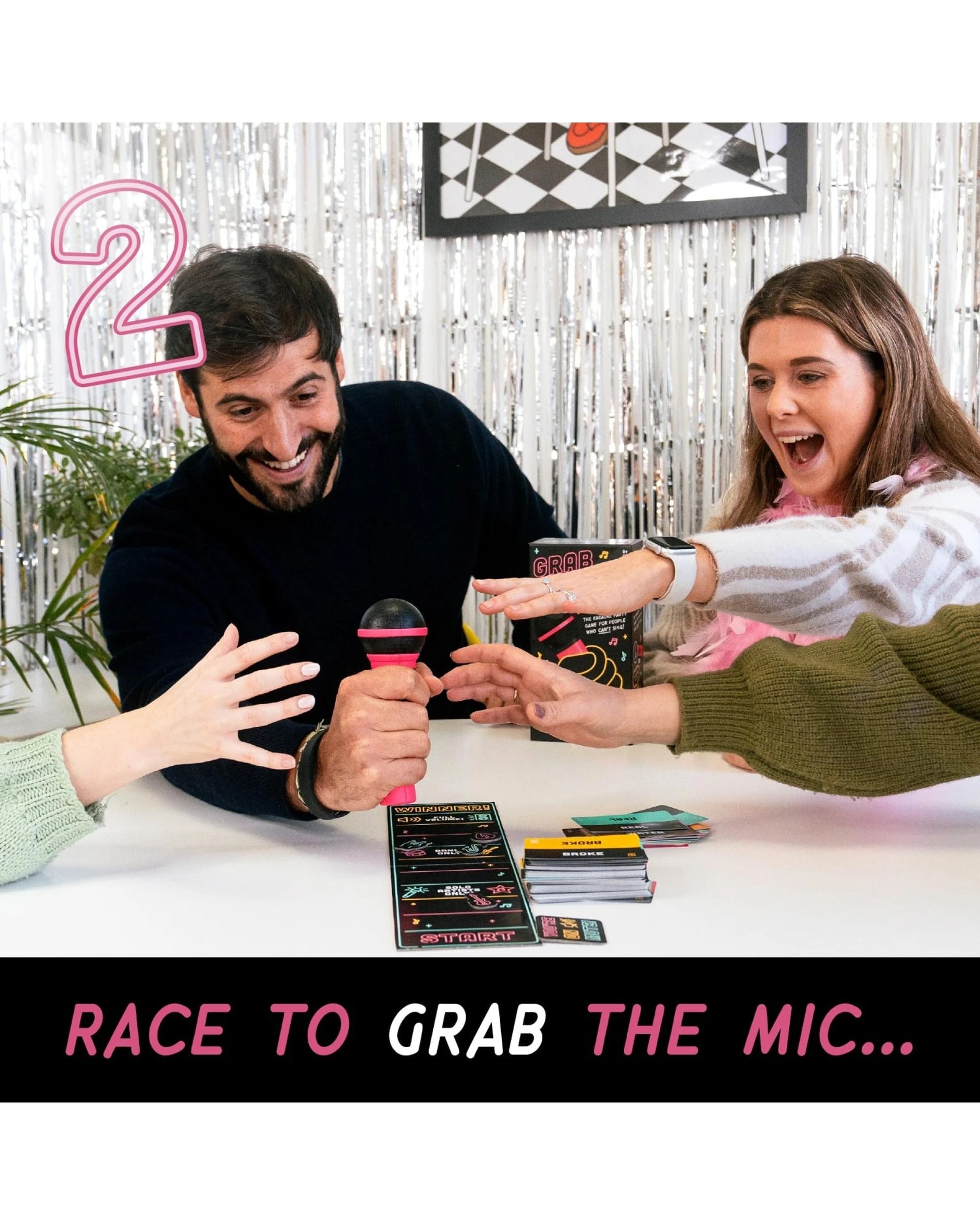 4 Lucky Egg Grab The Mic Party Game, 4 of 5