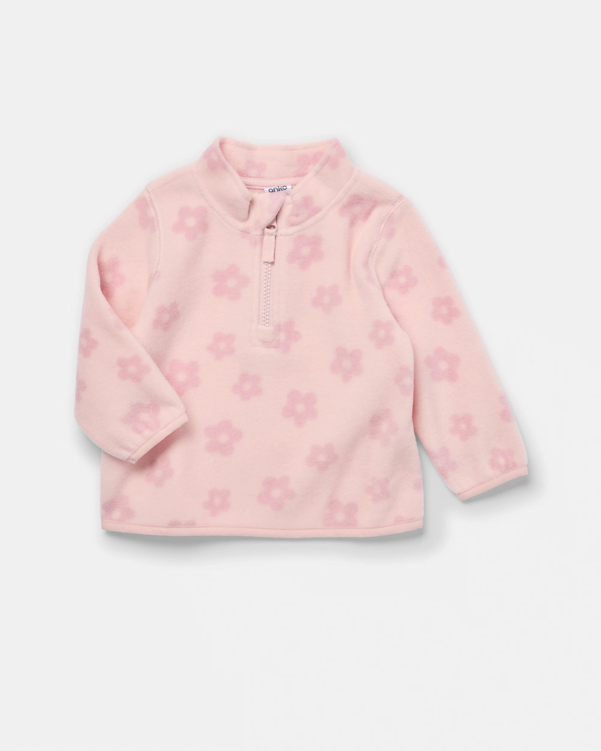 3 Polar Fleece Set Pink Bloom, 3 of 6