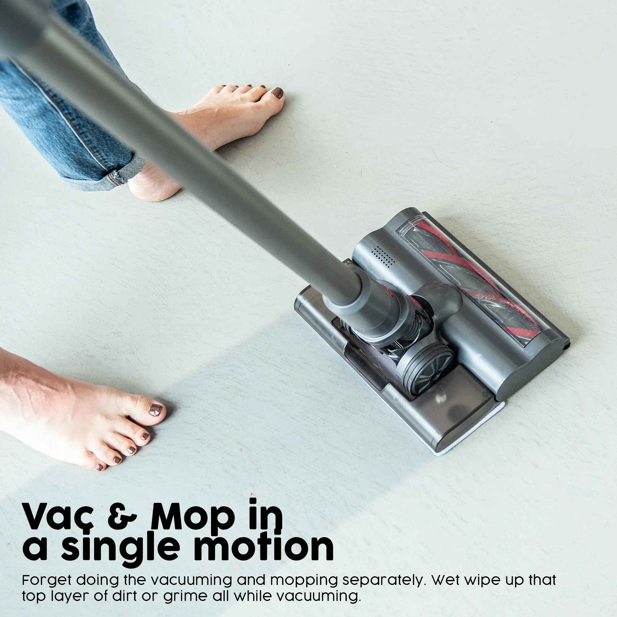 8 MyGenie Sentinel Ai Pro Stick Vac with Mop - Grey, 8 of 10