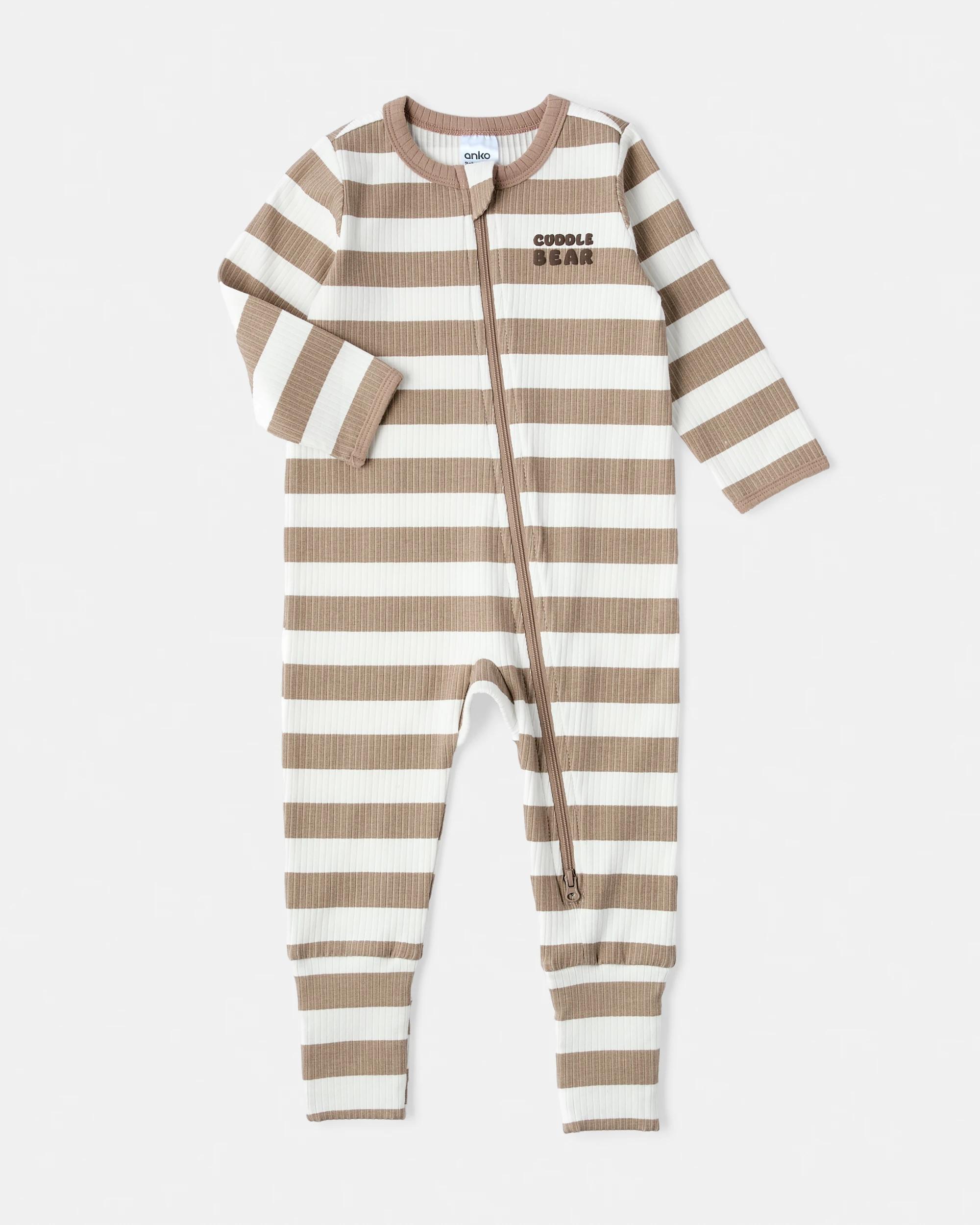 1 Rib Turn Cuff Coverall Cudle Bear, 1 of 3