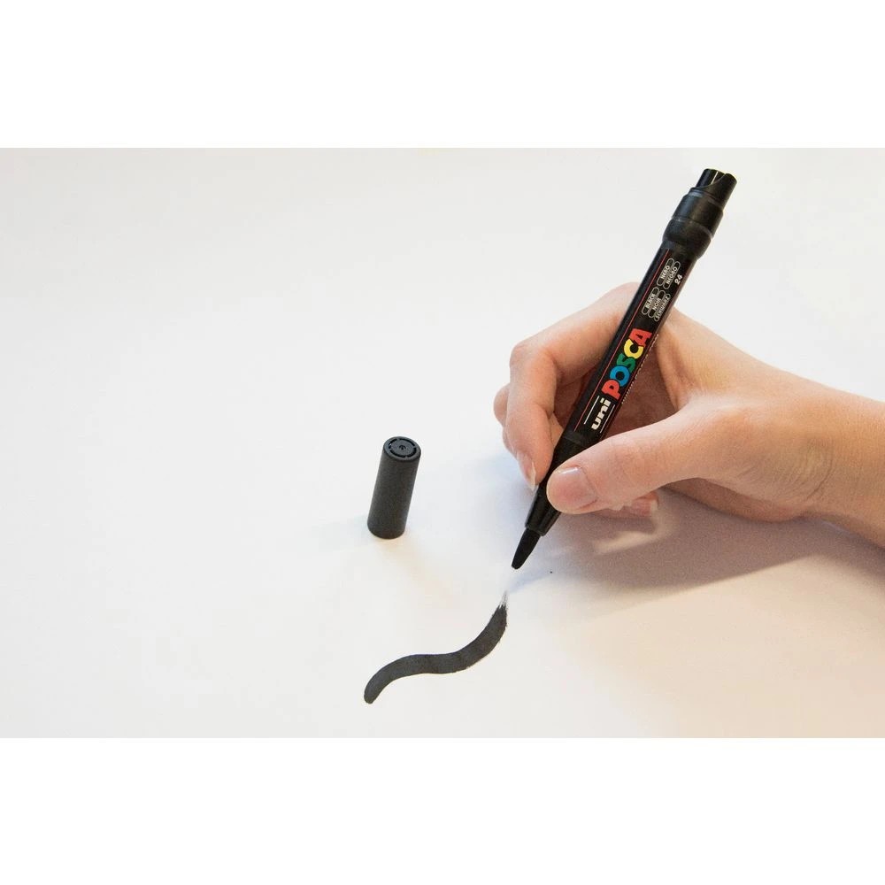 3 POSCA PCF 350 Paint Marker Silver, 3 of 8