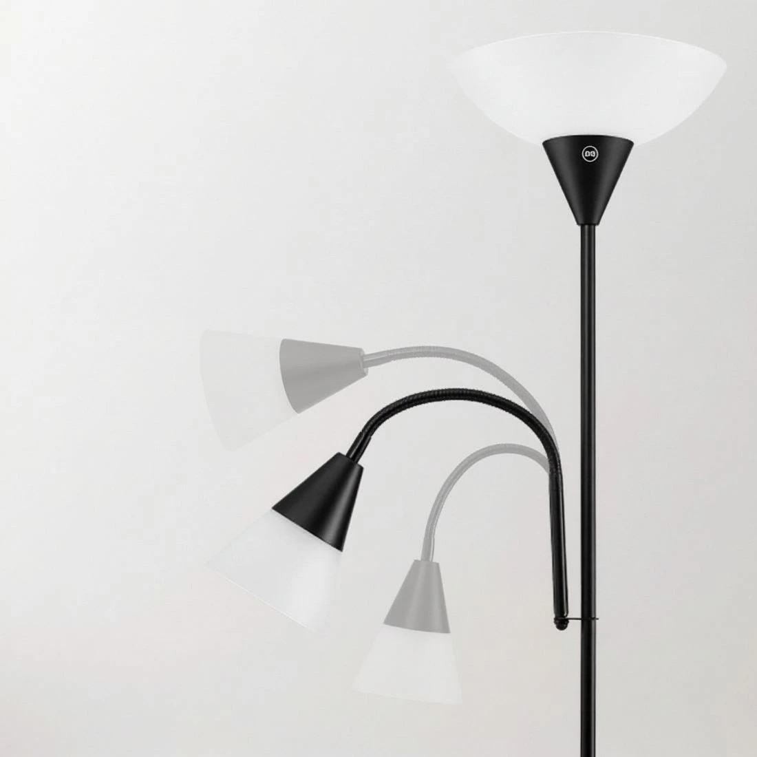 6 Artiss Floor Lamp Mother and Child Modern Home Living Room Office Reading - Black, 6 of 7