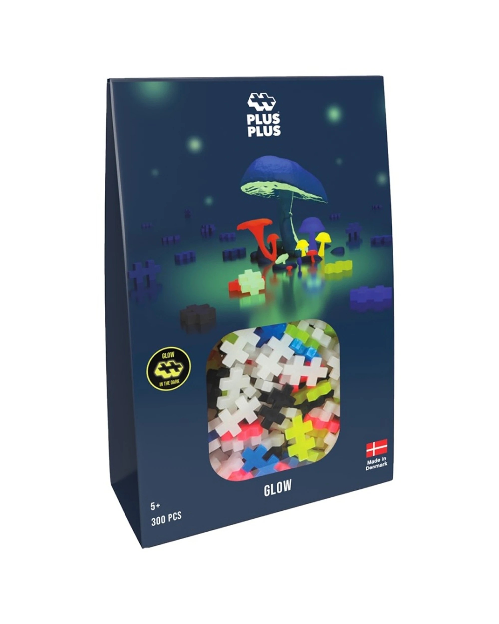 1 Plus-Plus 300pc Glow Mix Kids Children Educational 3D Puzzle Toy, 1 of 3