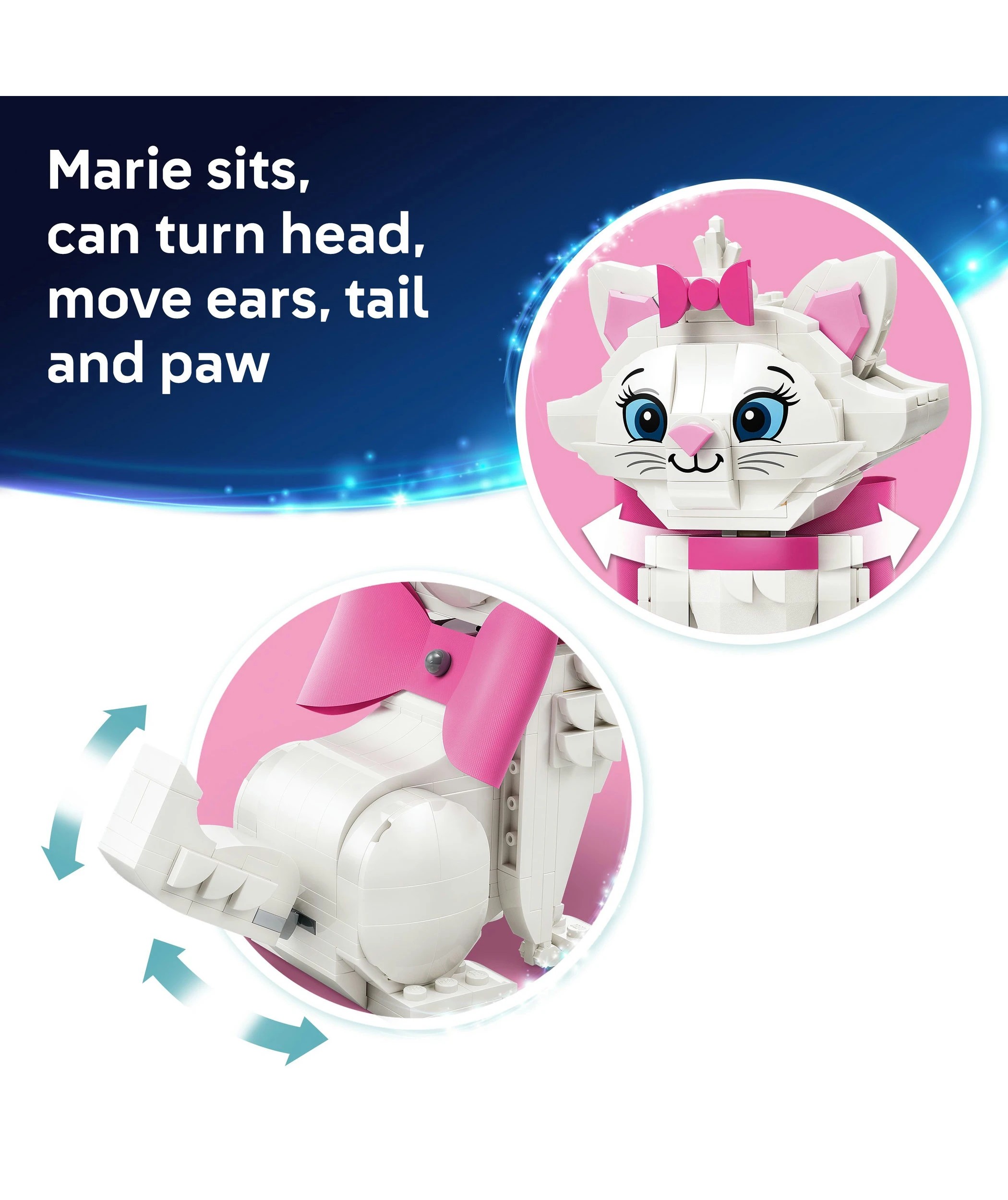 6 LEGO Disney Classic The Aristocats Adorable Marie 43286, 6 of 10