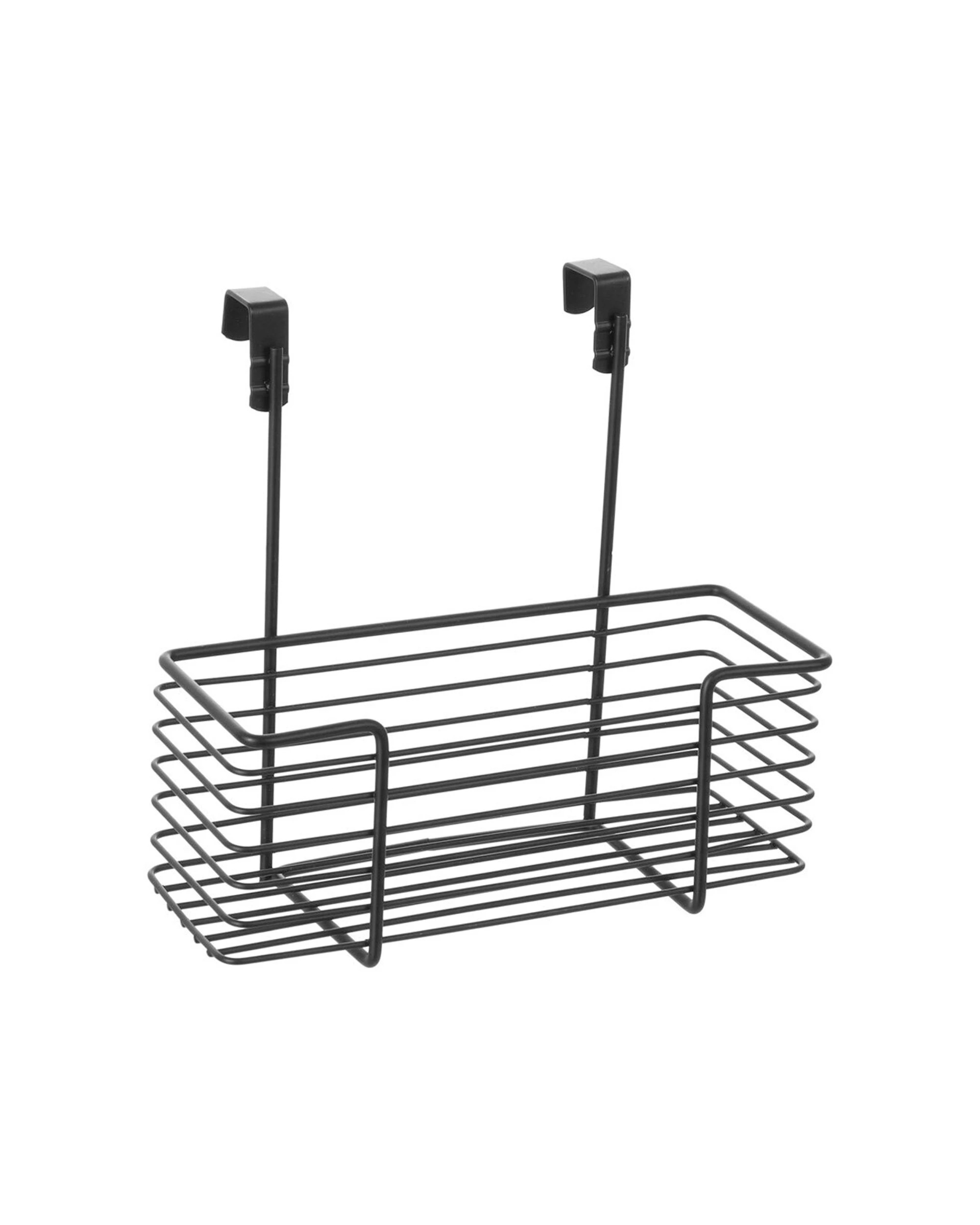 1 Boxsweden Wire Over Door Caddy Durable Metal Hanging Storage Medium - Black, 1 of 2