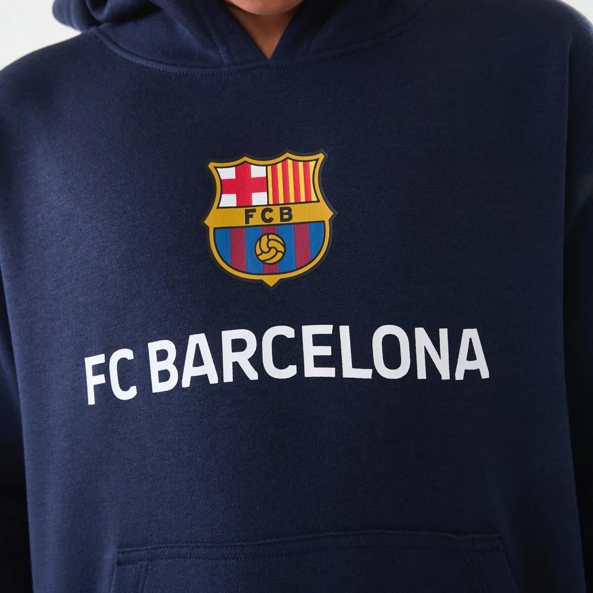 4 Official Youth Barcelona Hoodie Navy, 4 of 7