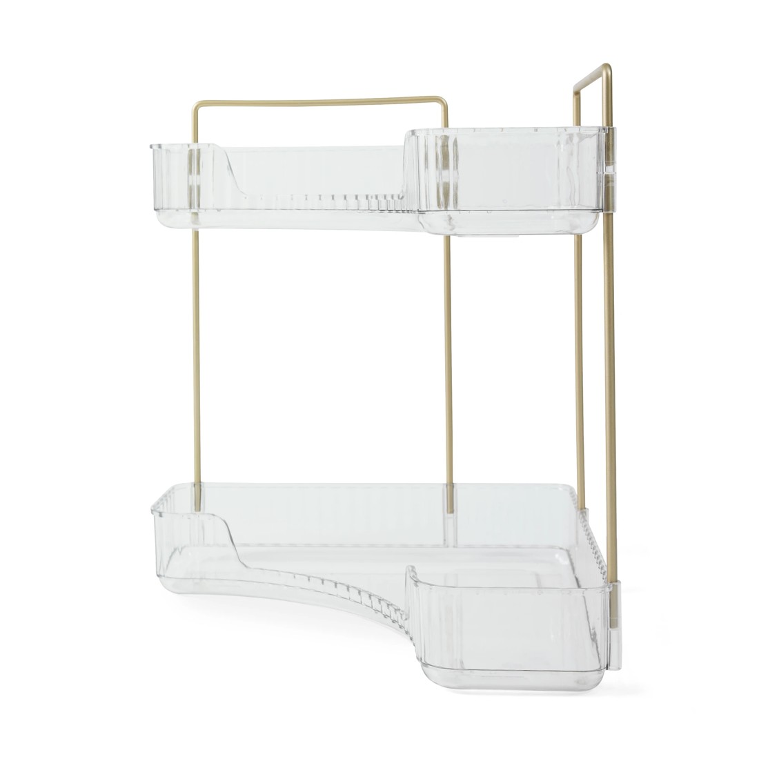 3 2 Tier Corner Bathroom Organiser, 3 of 8