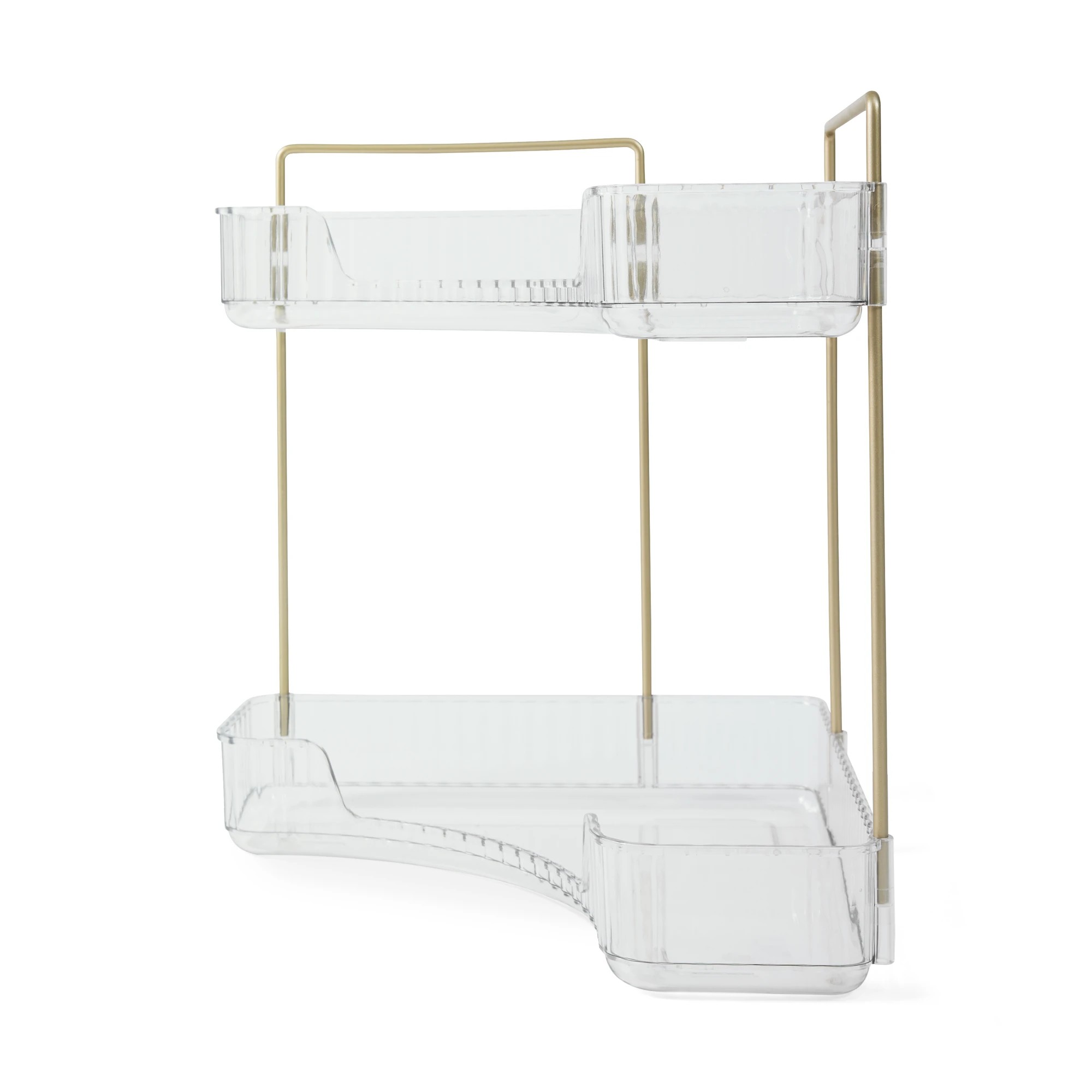 3 2 Tier Corner Bathroom Organiser, 3 of 8