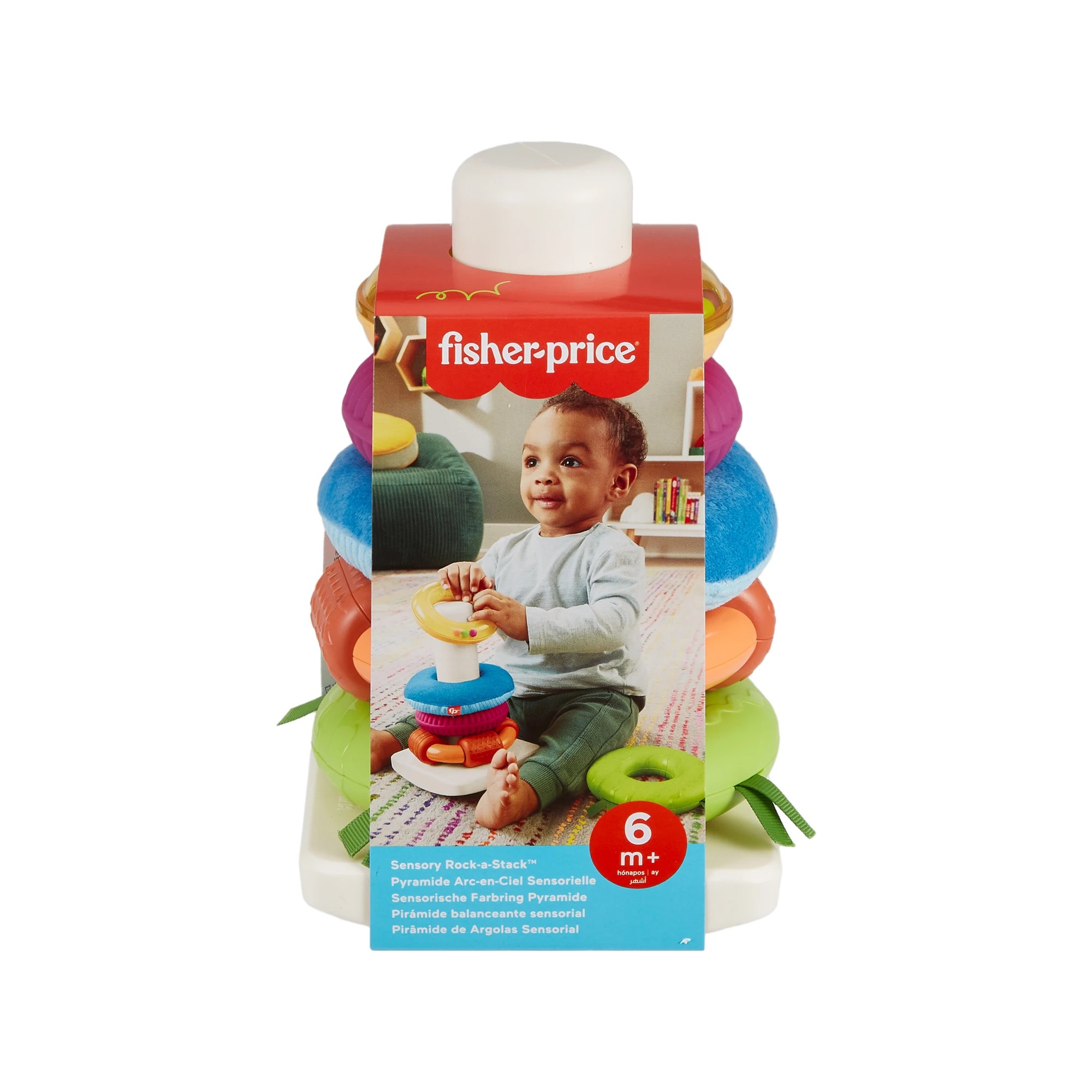 1 Fisher-Price Sensory Rock-A-Stack - Multi, 1 of 6