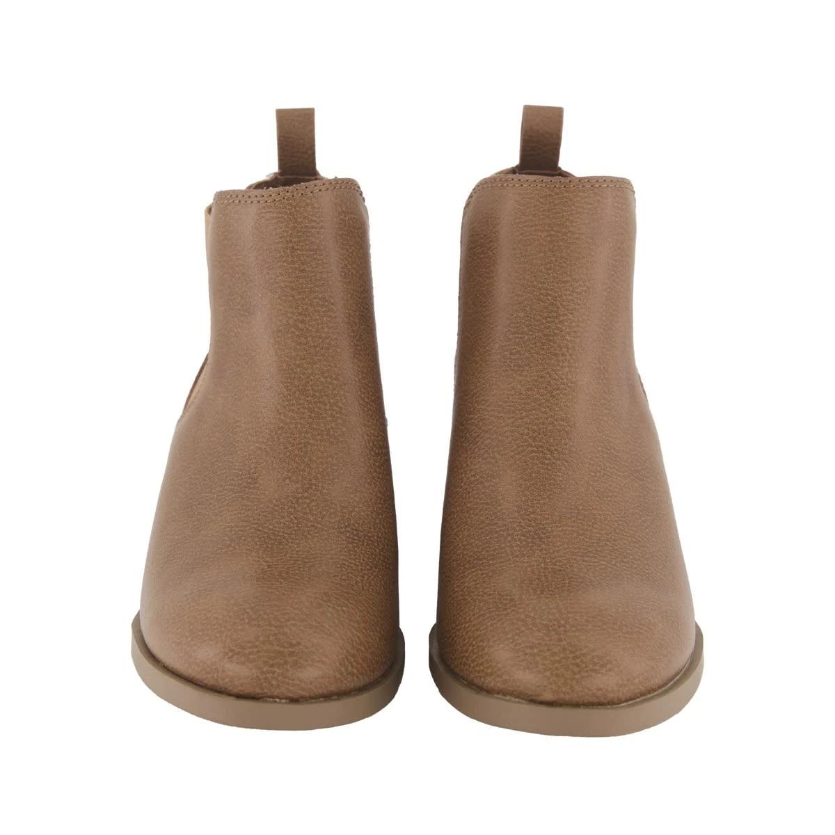2 Mid Block Heel Boots Chestnut, 2 of 4