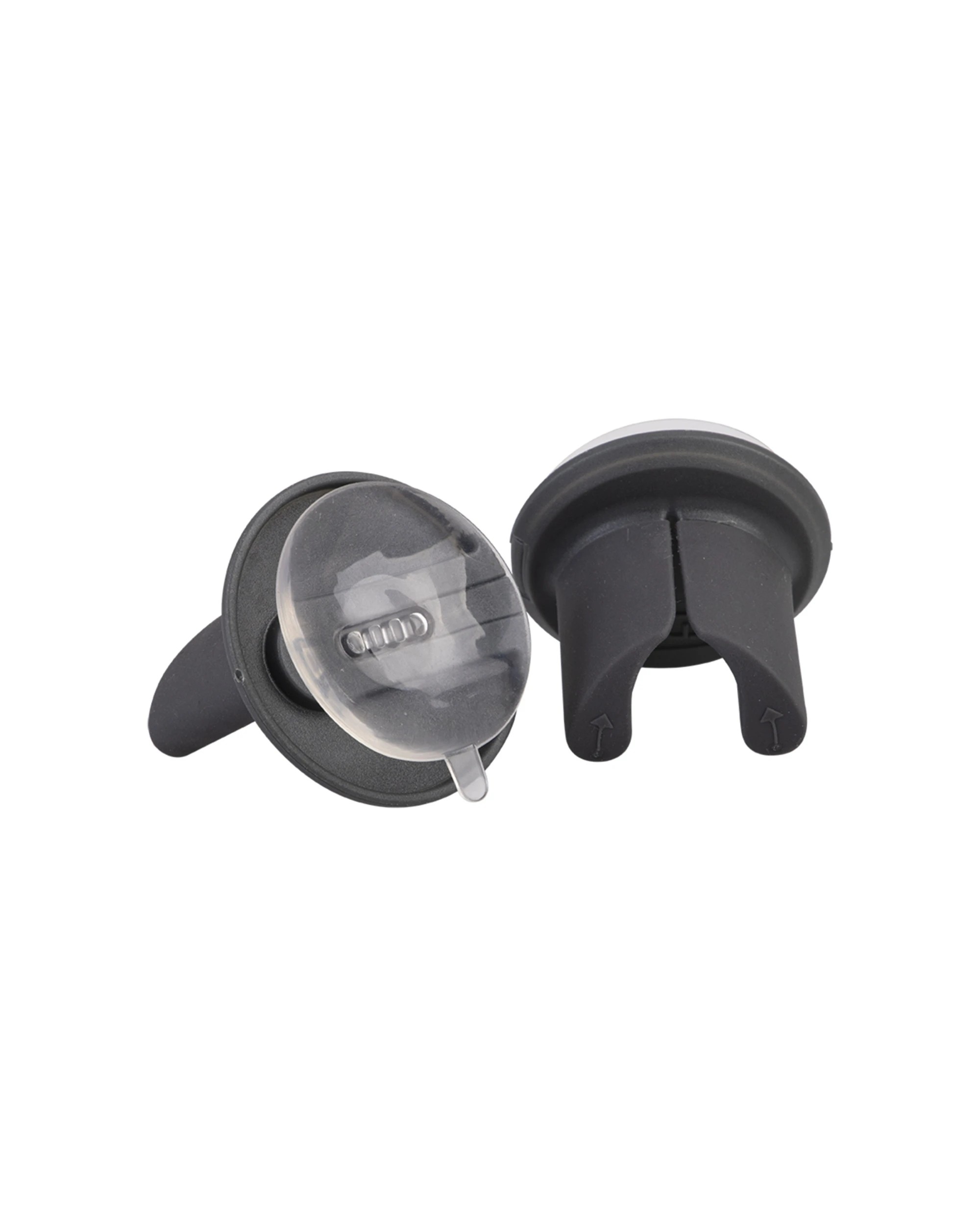 5 Appetito 3x 2pc Suction Towel Holders Home Kitchen Cooking - Charcoal, 5 of 5