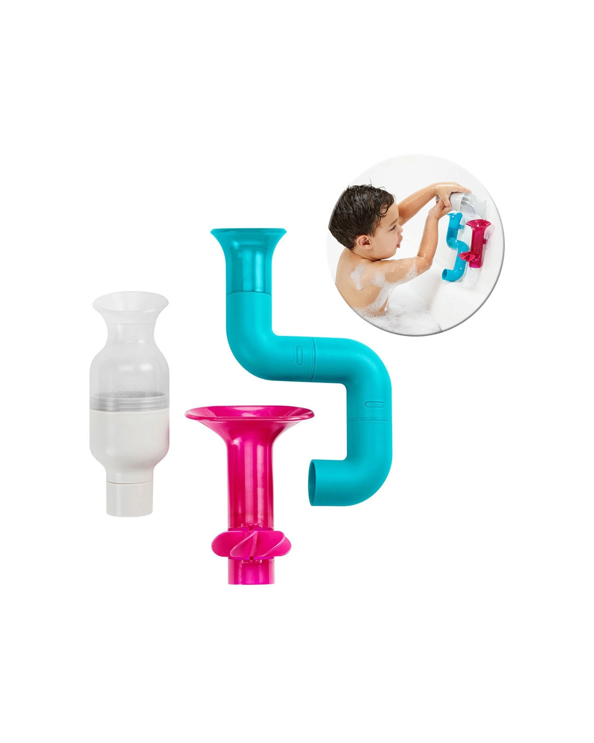 2 Boon Tubes 3pc Building Bath Toy Set - Multi, 2 of 5
