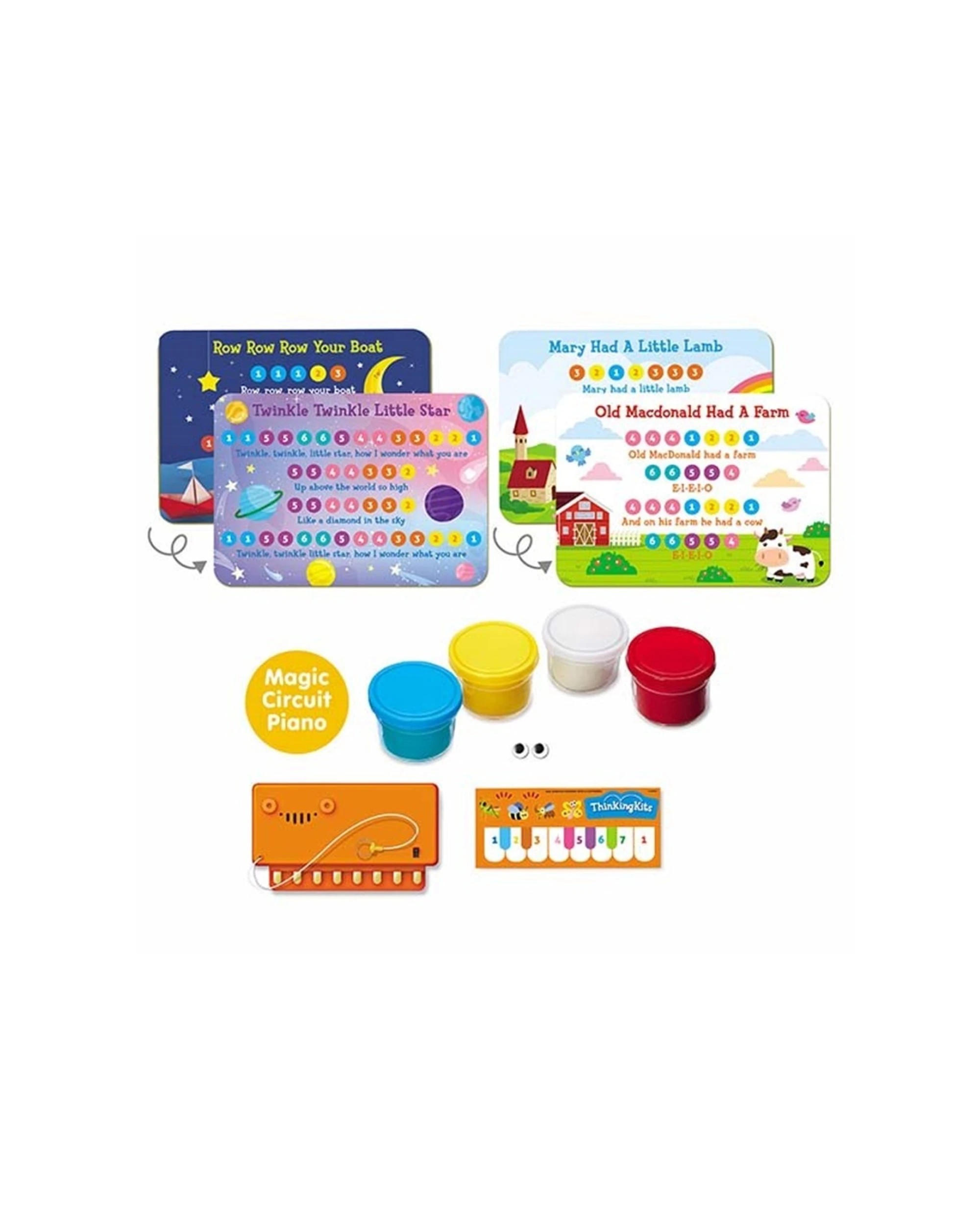 1 4M ThinkingKits Dough Circuit Piano Educational Kids Activity Toy, 1 of 2