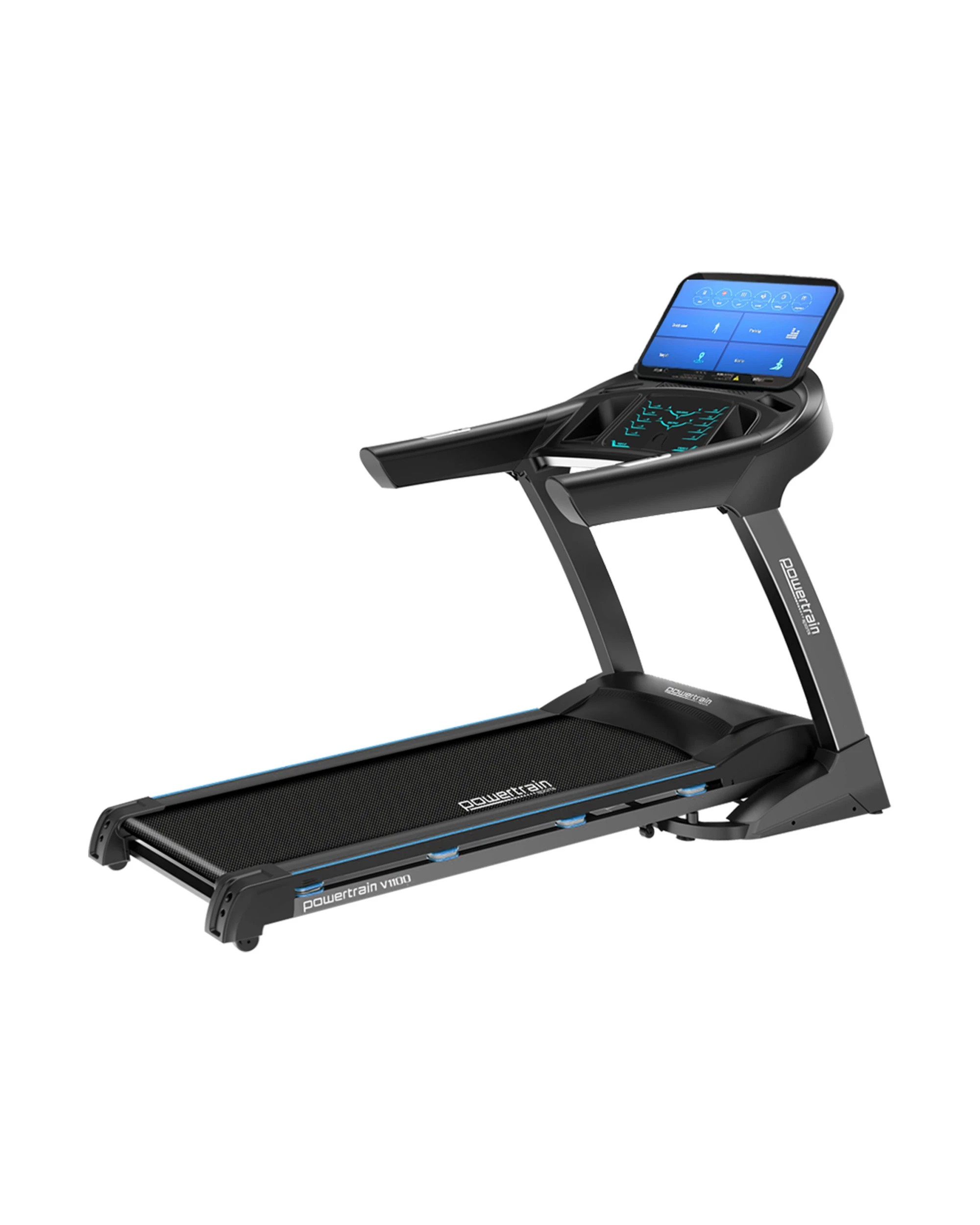 4 Powertrain V1100 Treadmill Electric Exercise Machine Home Gym Cardio Running Fitness, 4 of 8