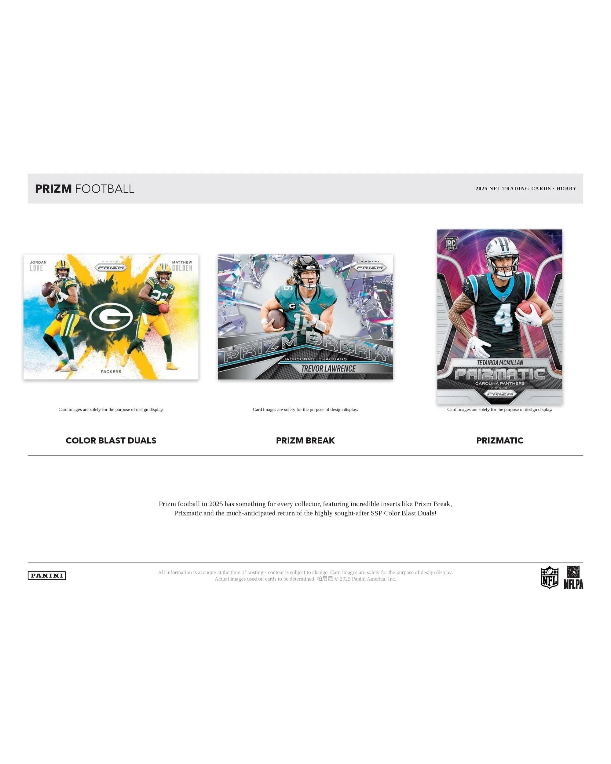 5 Panini 2025 NFL Prizm Football Hobby Pack, 5 of 9