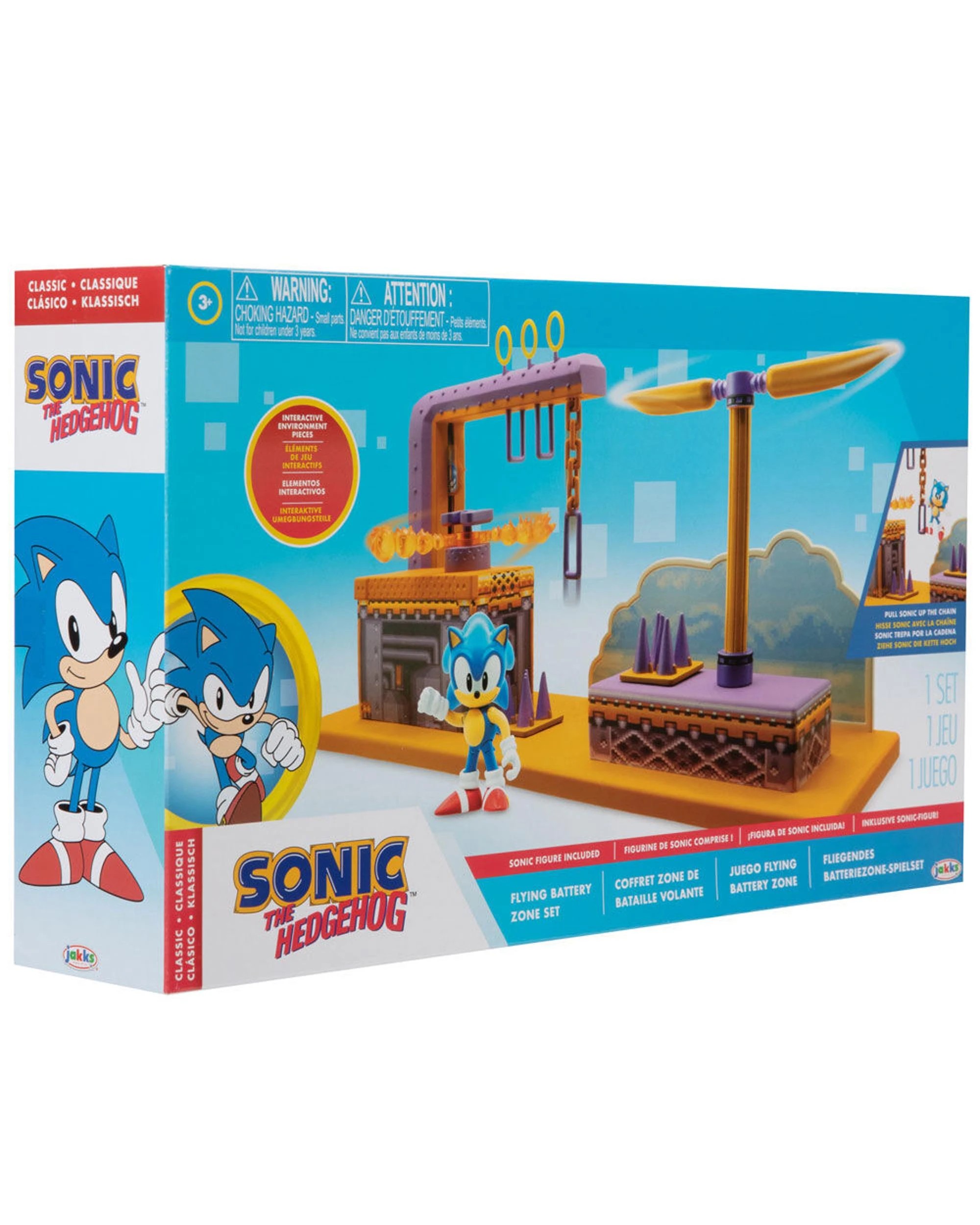 1 Sonic the Hedgehog Flying battery Zone 2.5 inch Figure Playset, 1 of 3