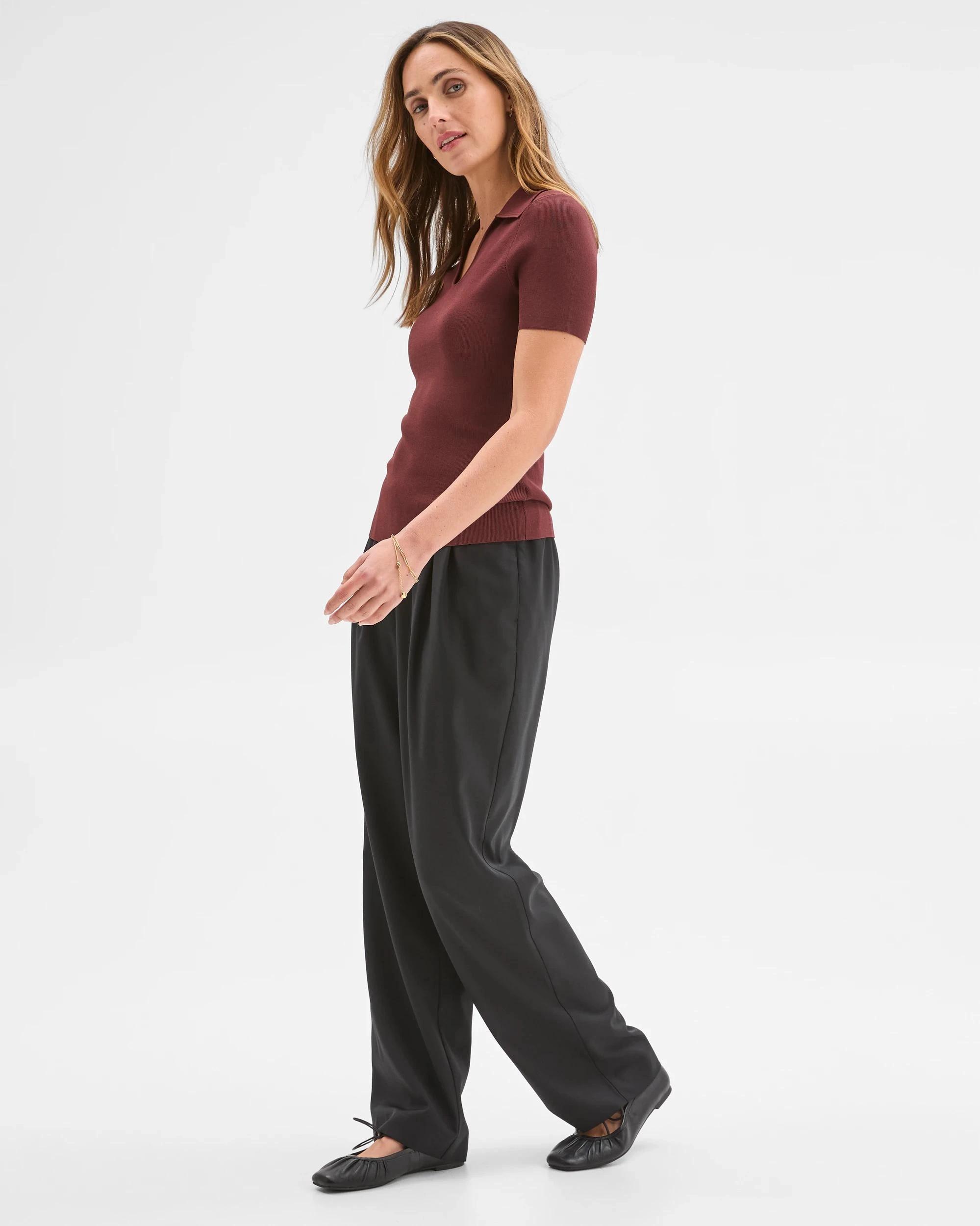 2 Target Woman Preview Wide Leg Pants BLACK, 2 of 6