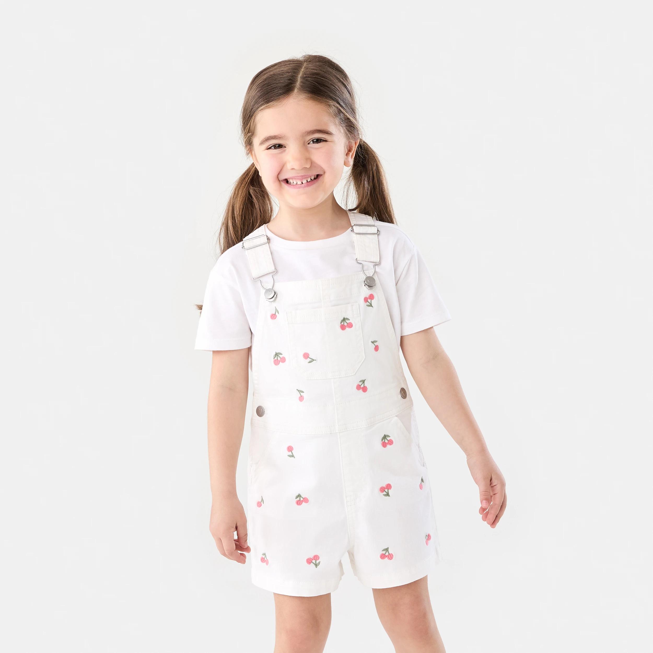 1 Dungarees Wht Cherry, 1 of 10