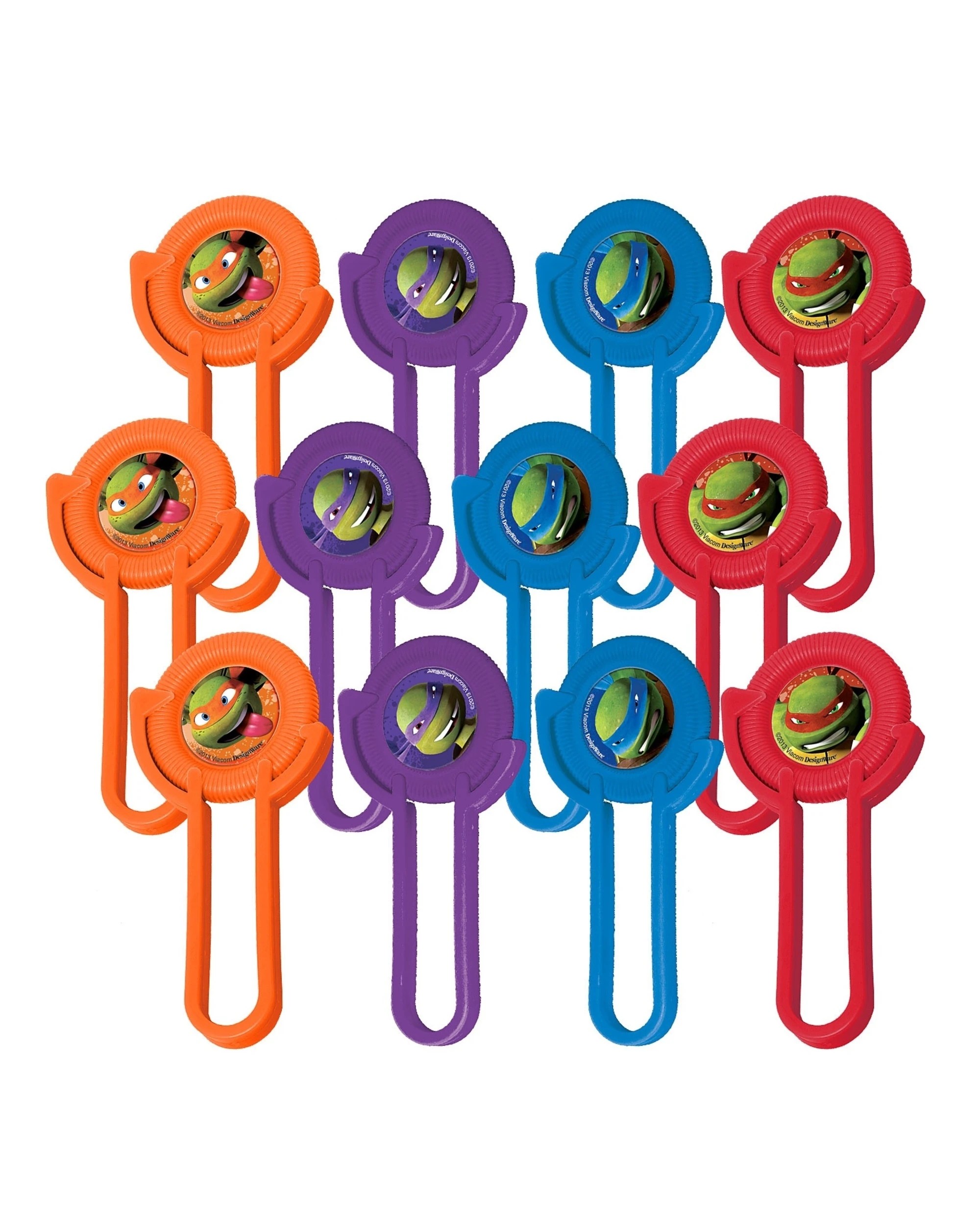 1 Amscan Teenage Mutant Ninja Turtles Disc Launchers Pack of 12, 1 of 1