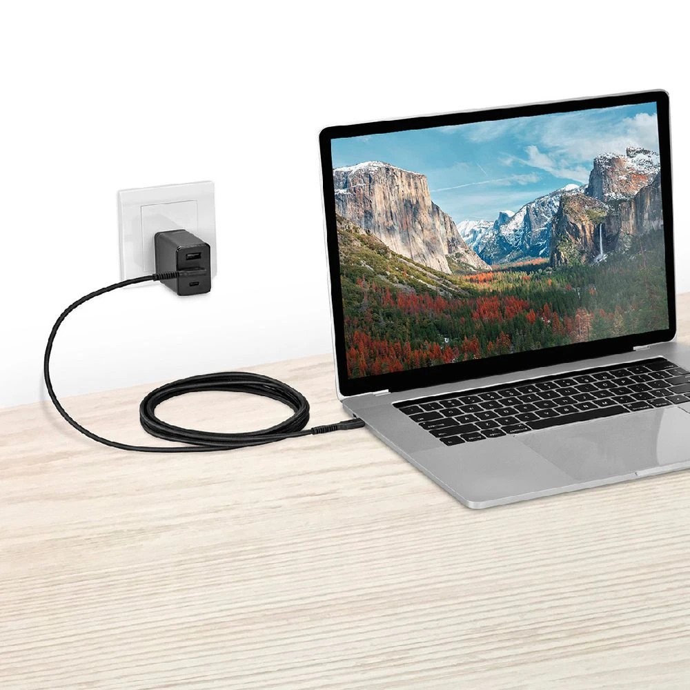 7 Bonelk Long-life Easy Grip USB-C Right Angle Cable 100W 3m Bk, 7 of 8
