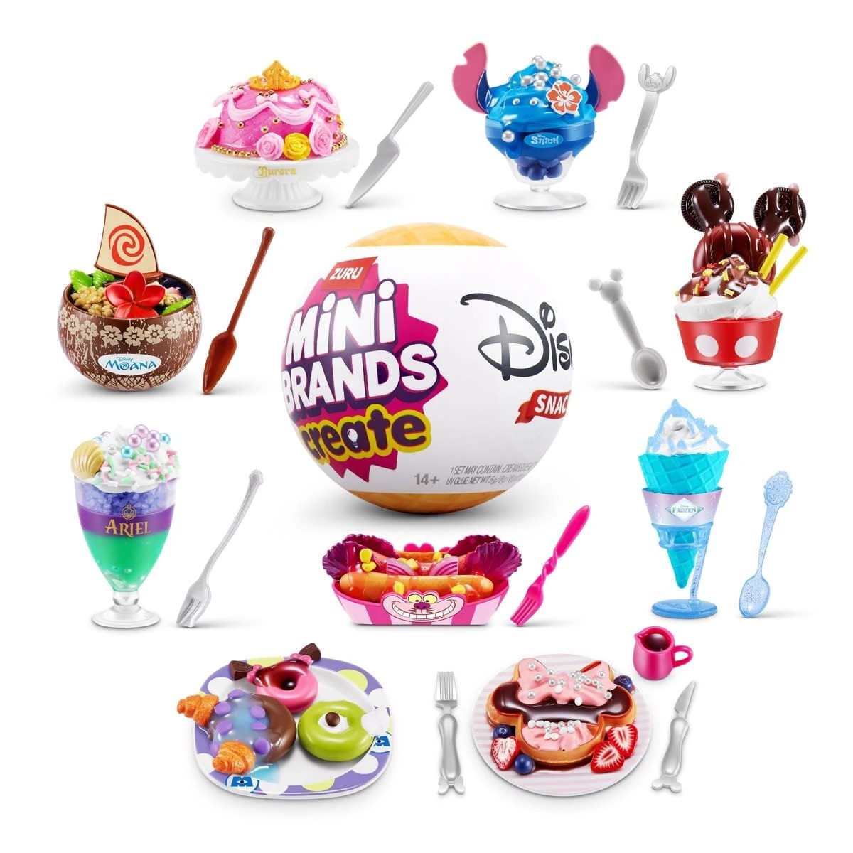 4 Zuru Mini Brands Create Disney Snack Series 1 Capsule - Assorted, 4 of 10