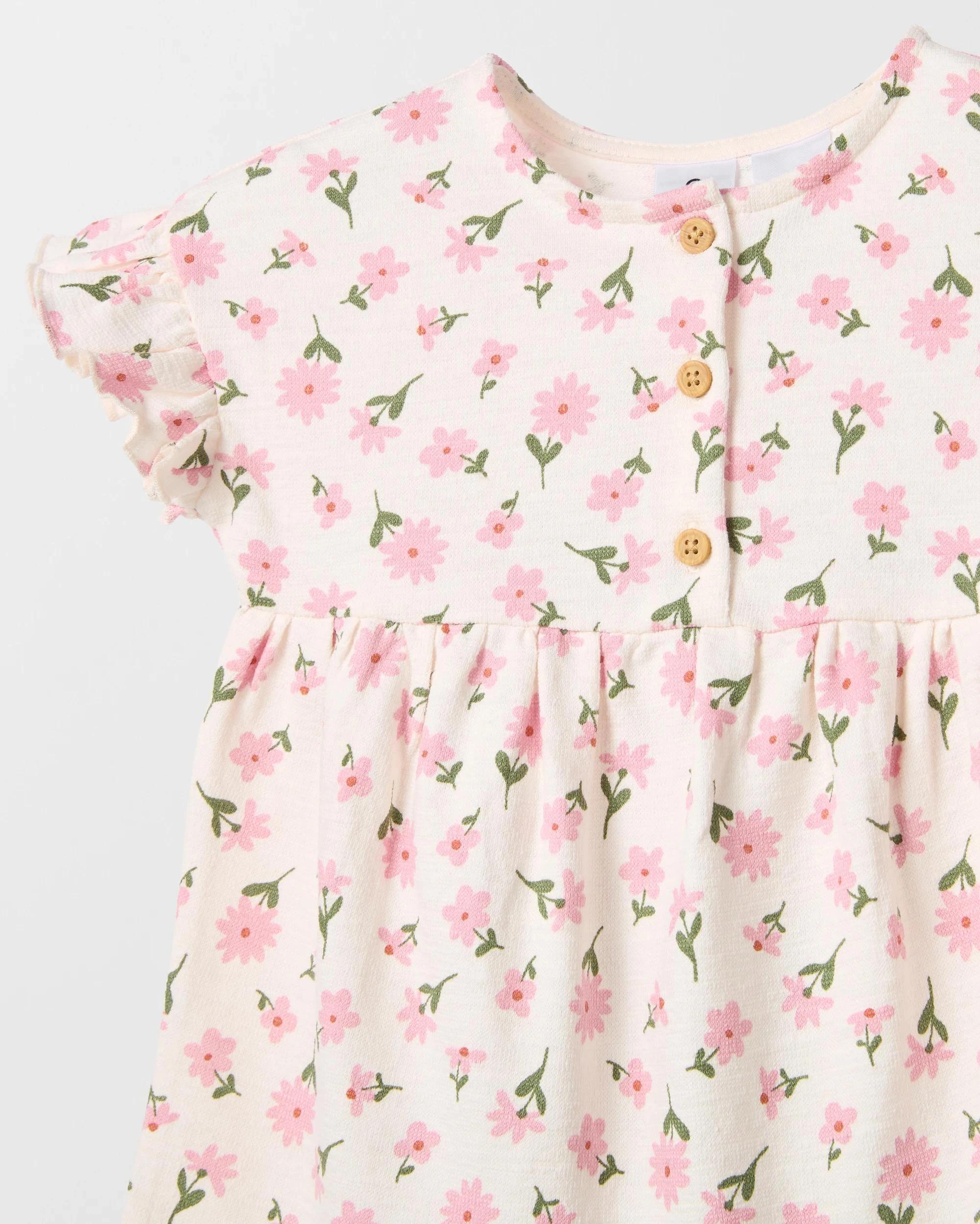 3 Target Organic Cotton Baby Romper DAISY GARDENIA, 3 of 4