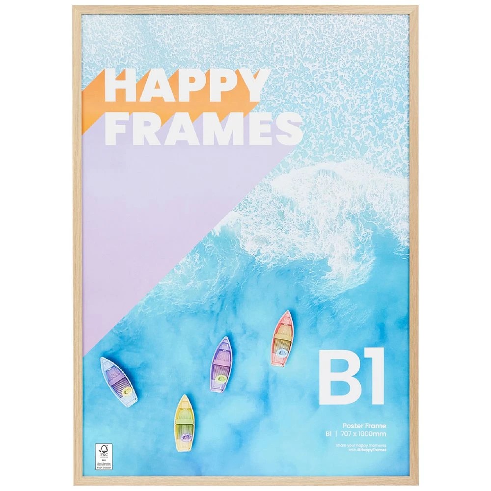 1 B1 Poster Frame Oak, 1 of 4