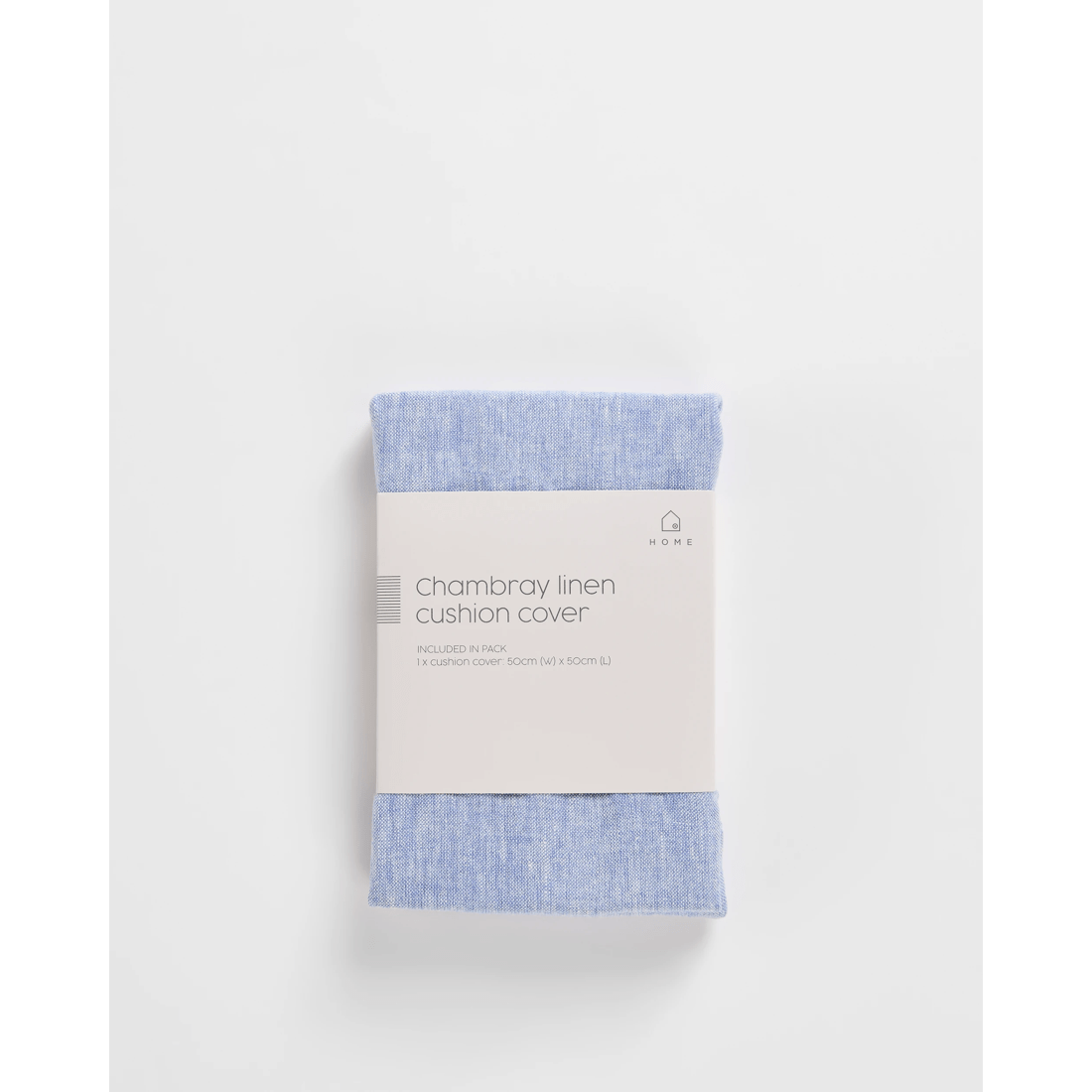 1 Target Chambray Linen Cushion Cover
 - Blue, 1 of 3