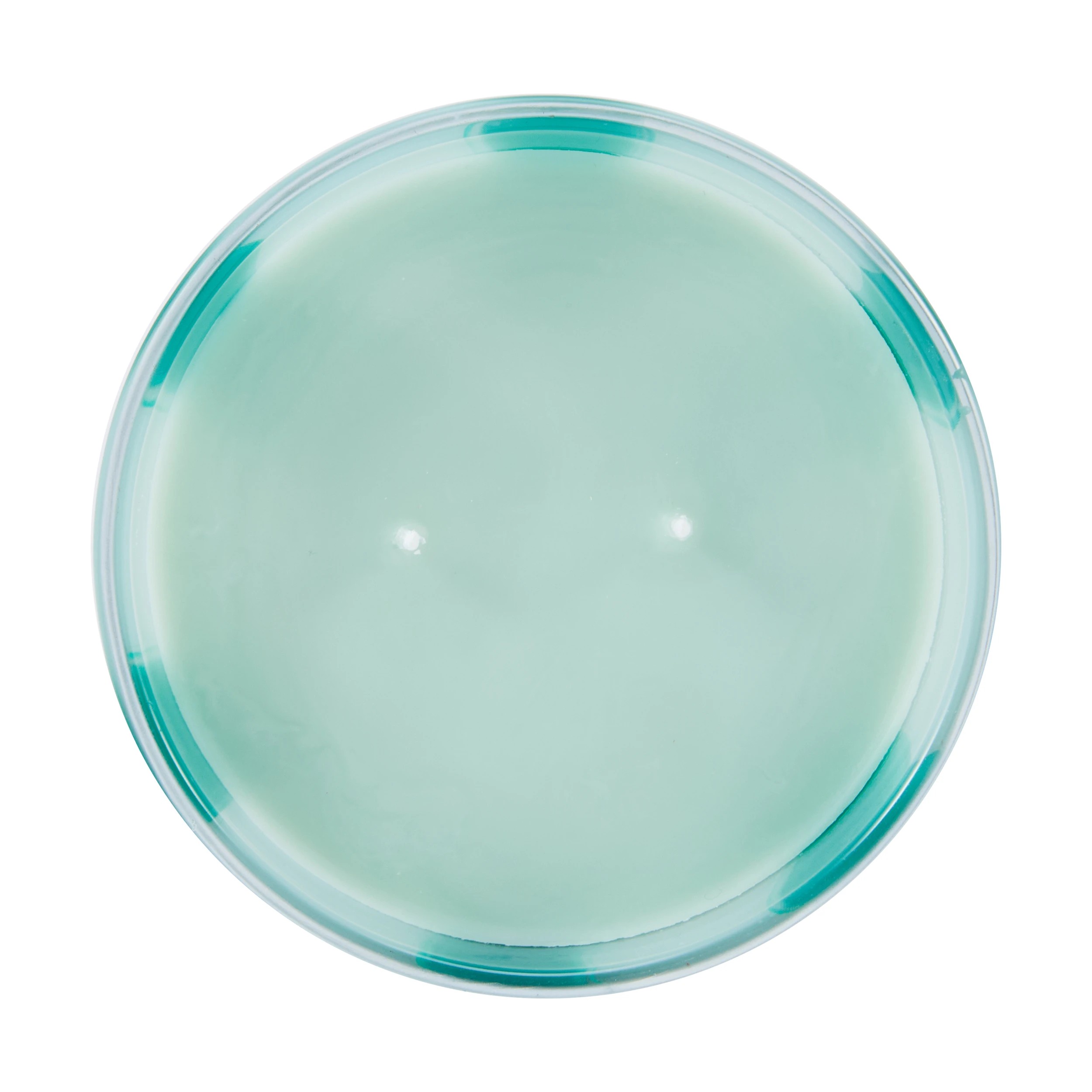 4 Christmas Green Glass Candy Candle, 4 of 6