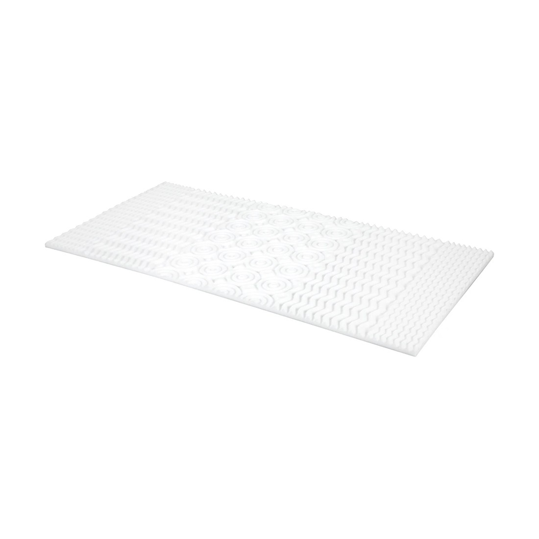 3 Multi-Zone Underlay - Single Bed, White, 3 of 8