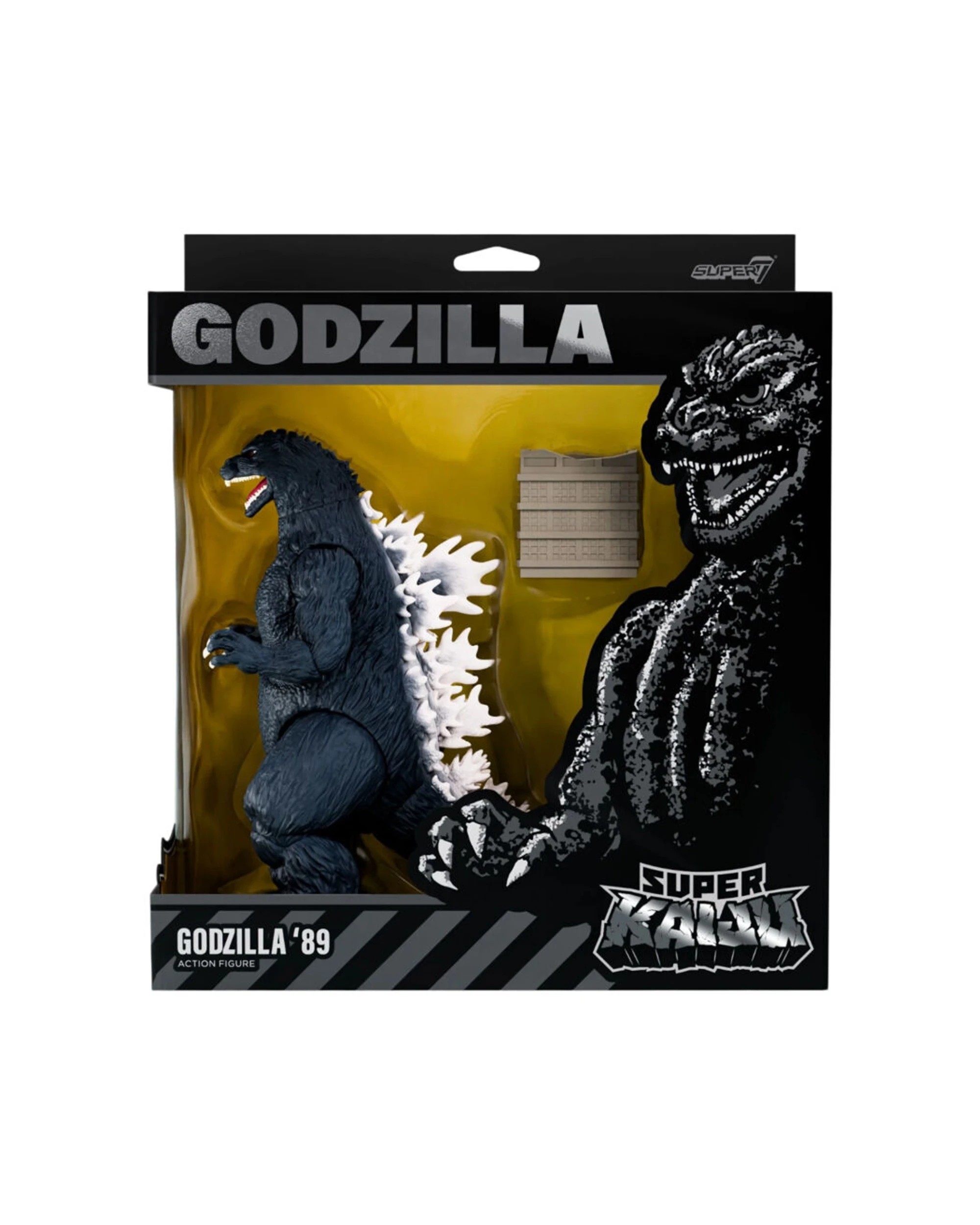 1 Godzilla Super7 Godzilla 1989 Super Kaiju Wave 01 Action Figure 5.5in
 - black, 1 of 7