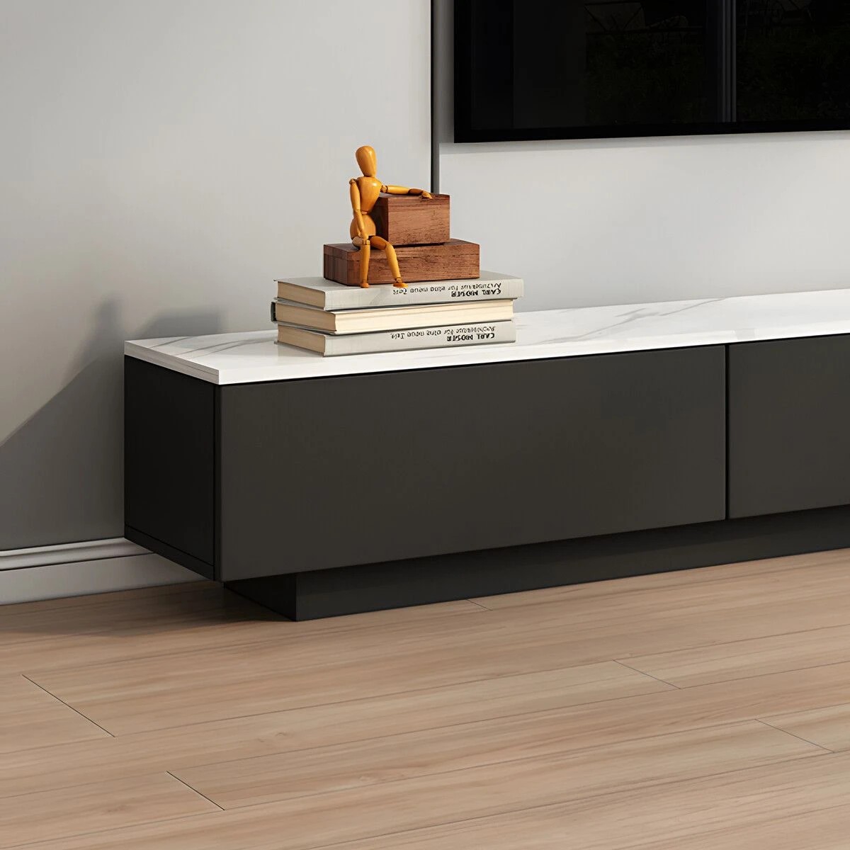 5 Ausway TV Unit Cabinet 180cm Wooden Entertainment Stand Drawers, 5 of 7